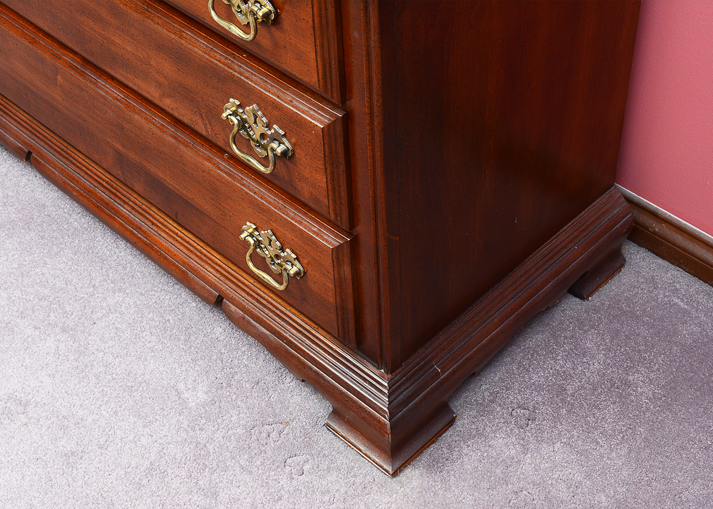 Vintage Chippendale Style Highboy by Sumter Cabinet Company