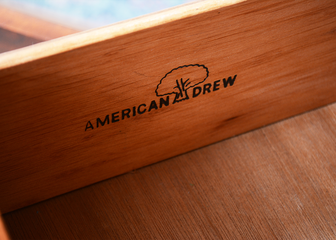 Chippendale Style Cherry China Cabinet by American Drew