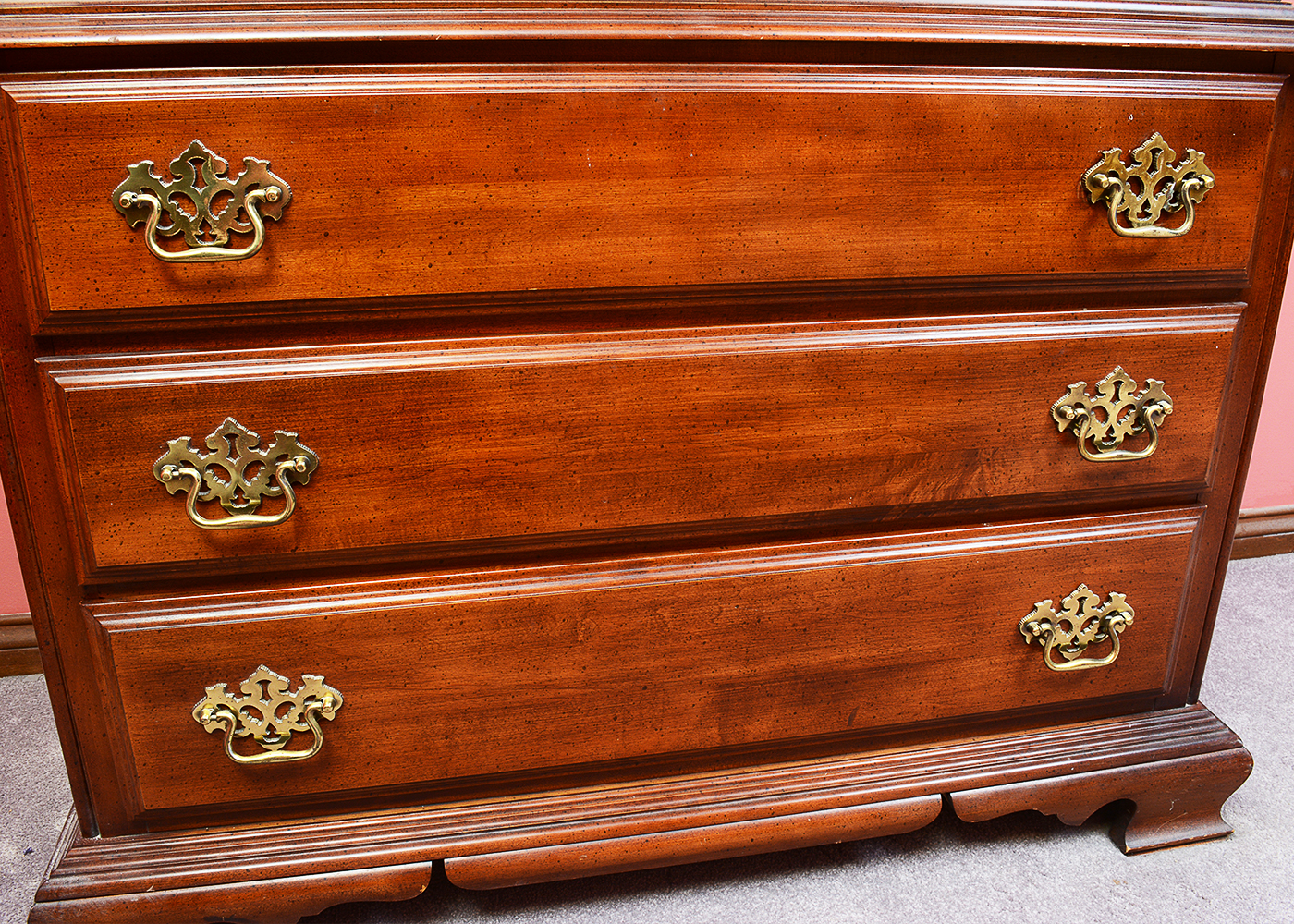 Vintage Chippendale Style Highboy by Sumter Cabinet Company