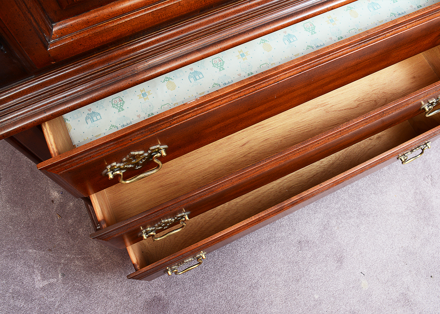 Vintage Chippendale Style Highboy by Sumter Cabinet Company