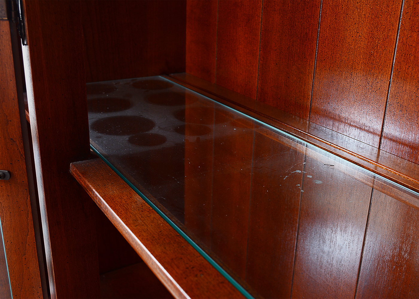 Chippendale Style Cherry China Cabinet by American Drew