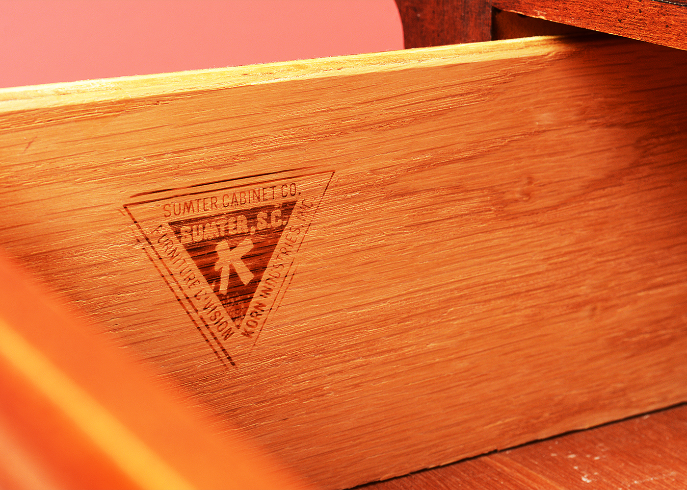 Vintage Chippendale Style Highboy by Sumter Cabinet Company