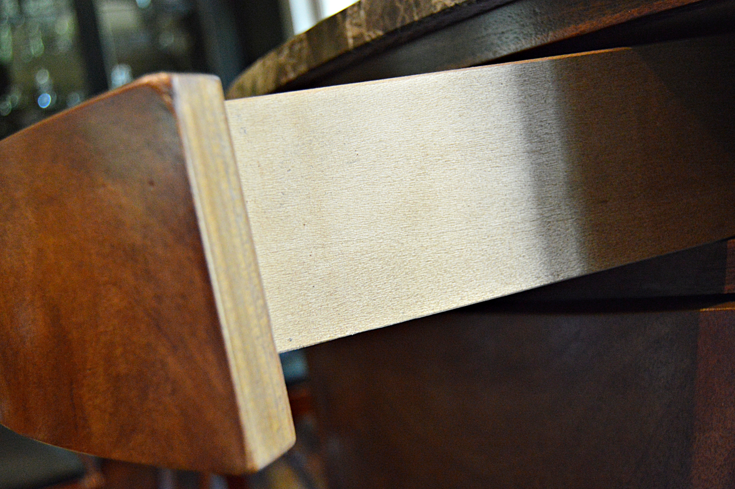 Henredon Regency Style Demilune Sideboard Cabinet with Marble Top