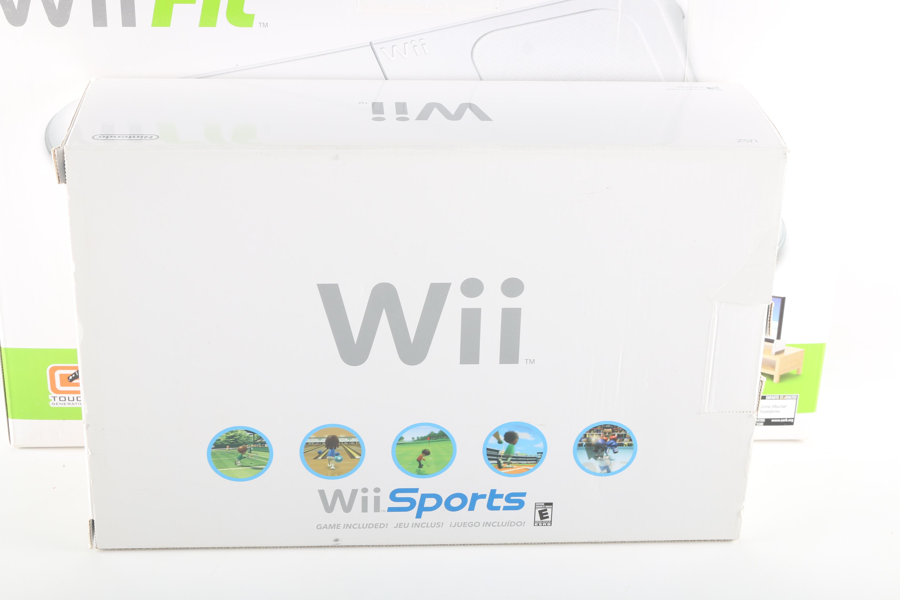 Wii Game System with FIt and Sports
