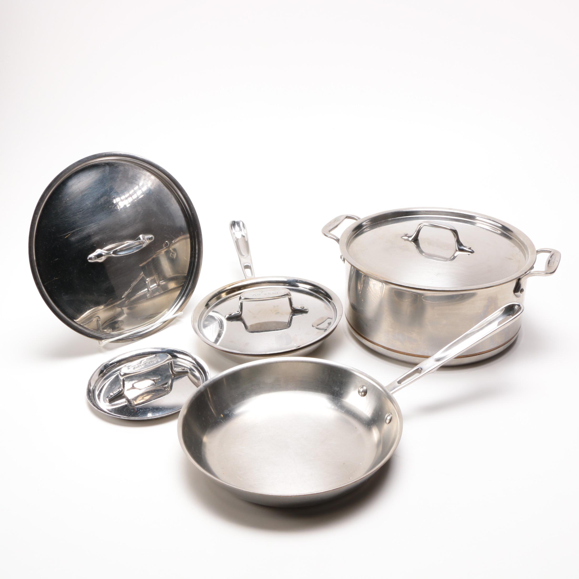 All-Clad Copper-Core Pot and Pans