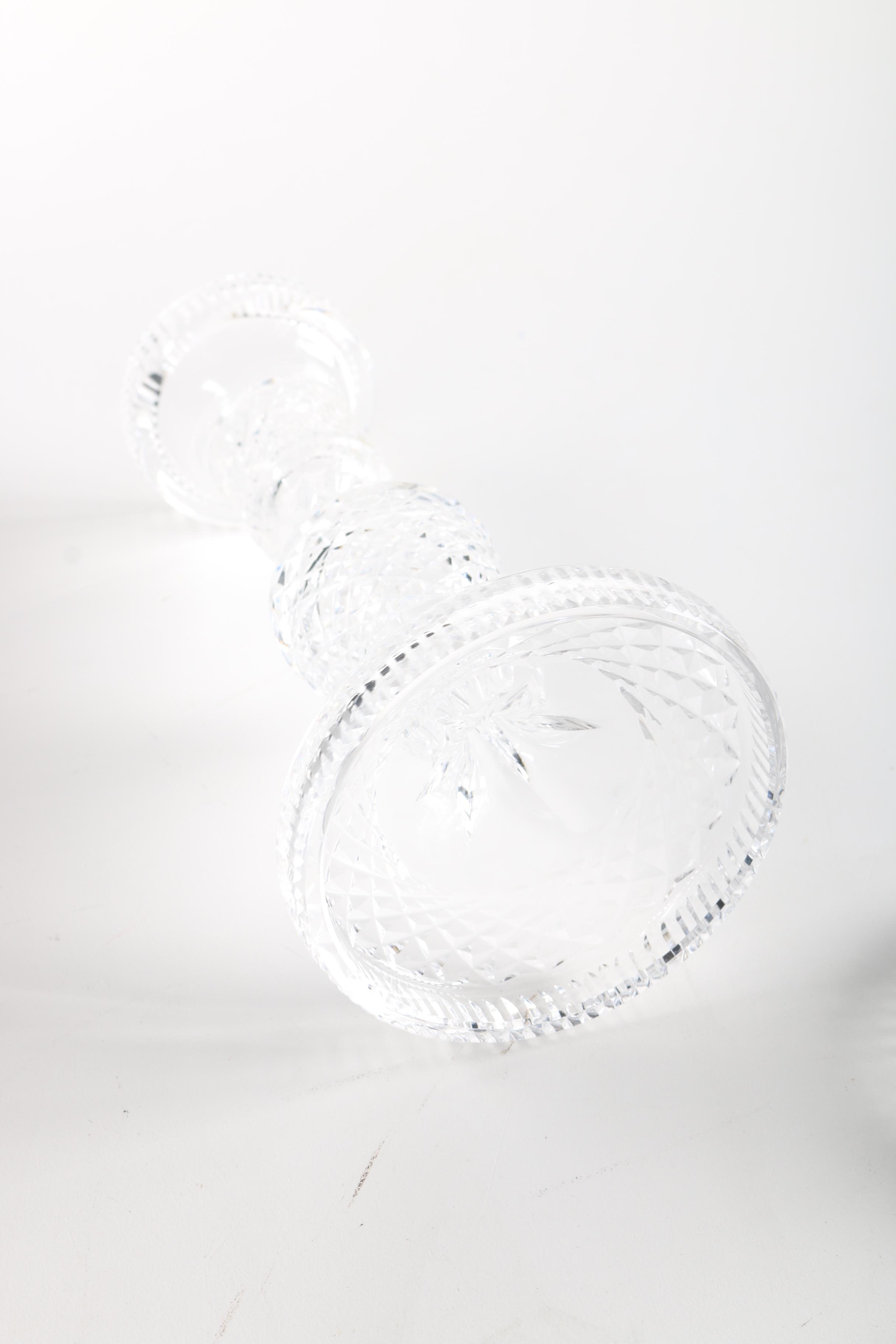 Pair of Waterford "Alana" Crystal Candle Holders