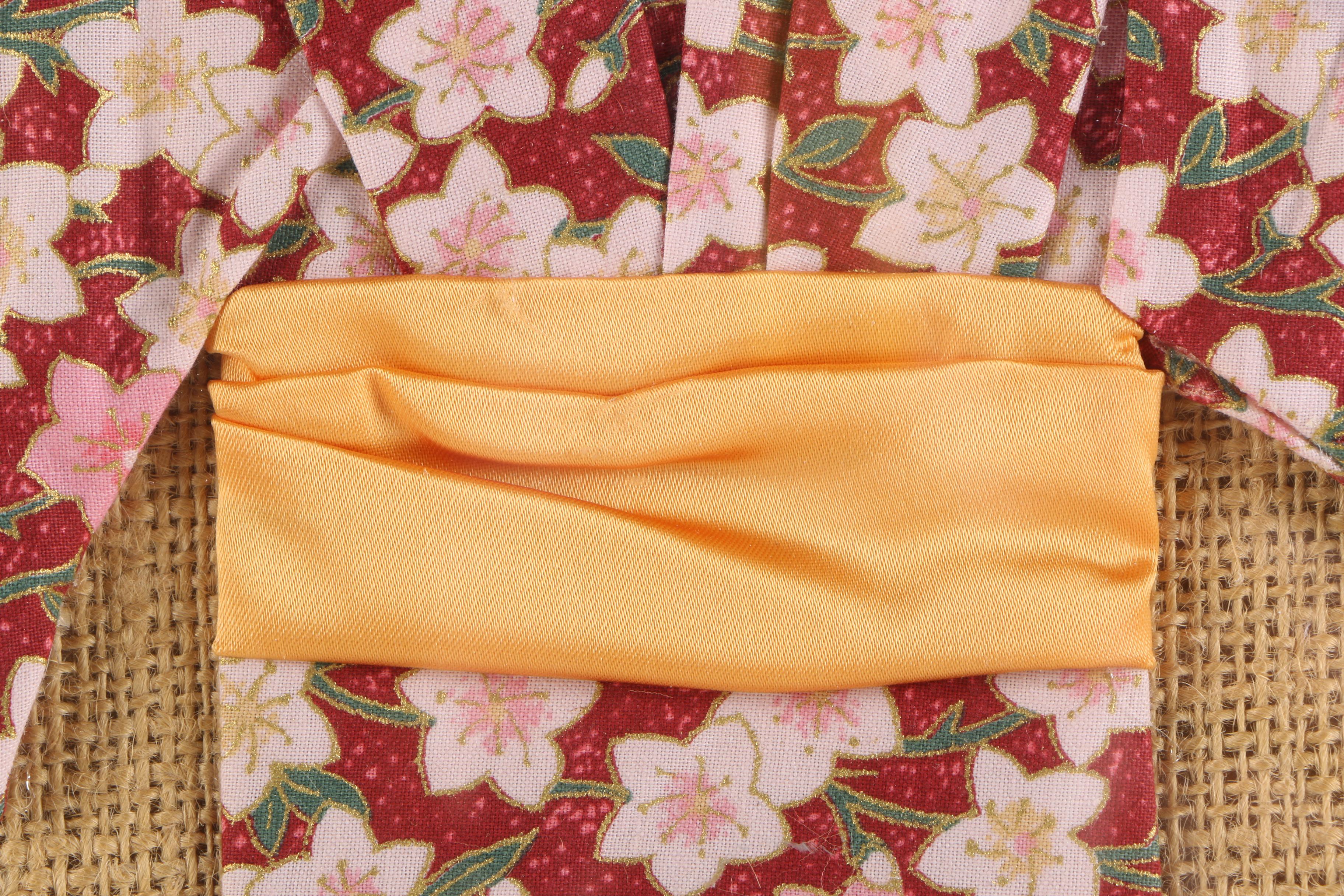 Japanese Framed Miniature Kimono