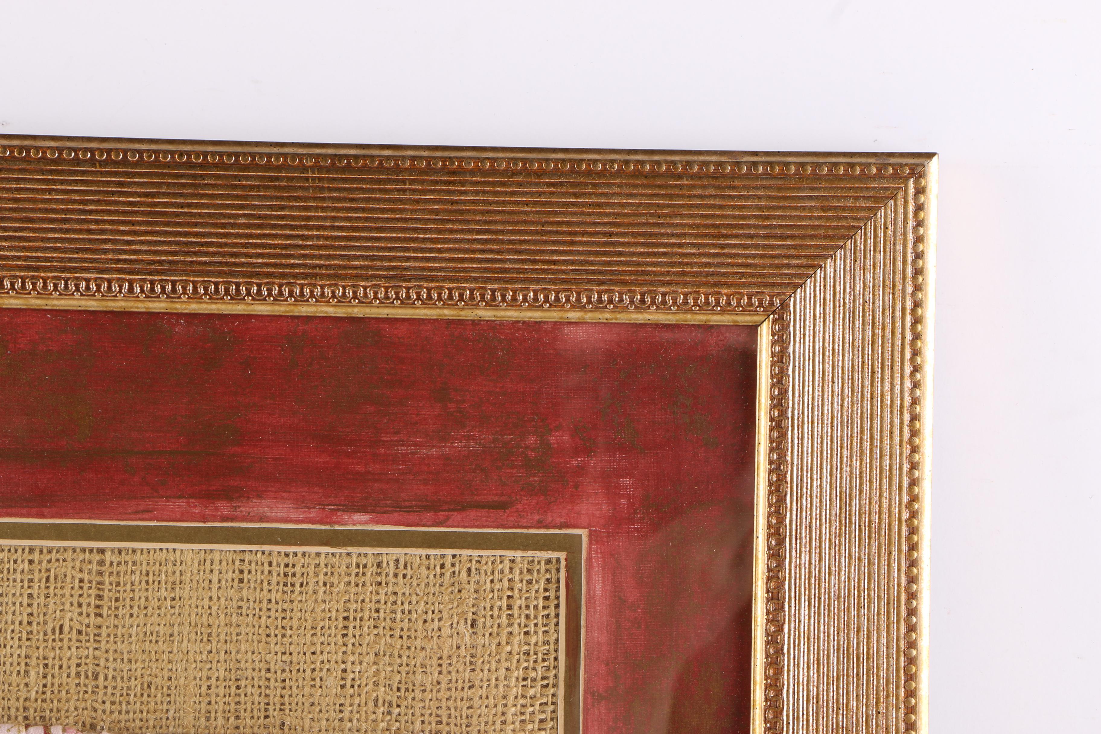 Japanese Framed Miniature Kimono