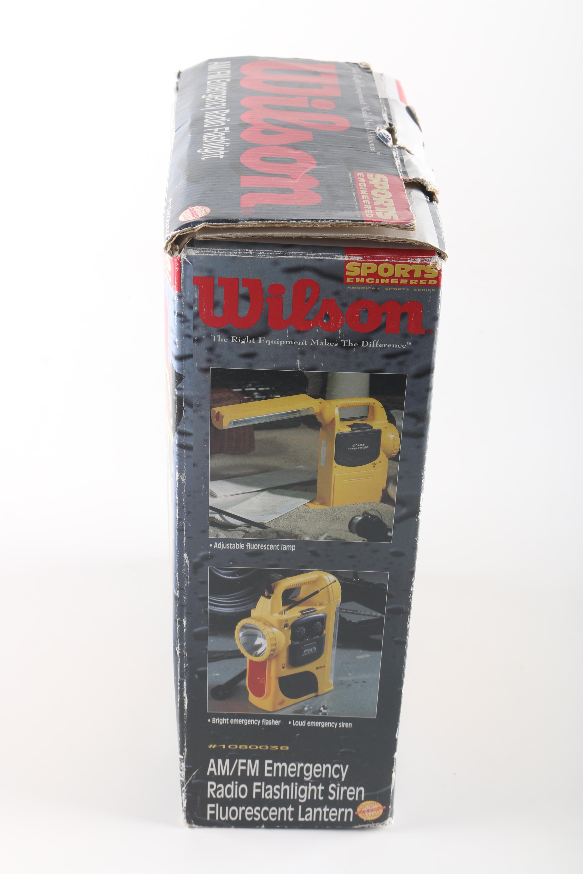 "Wilson" Emergency Radio Flashlight Siren Lantern and Earthmate GPS