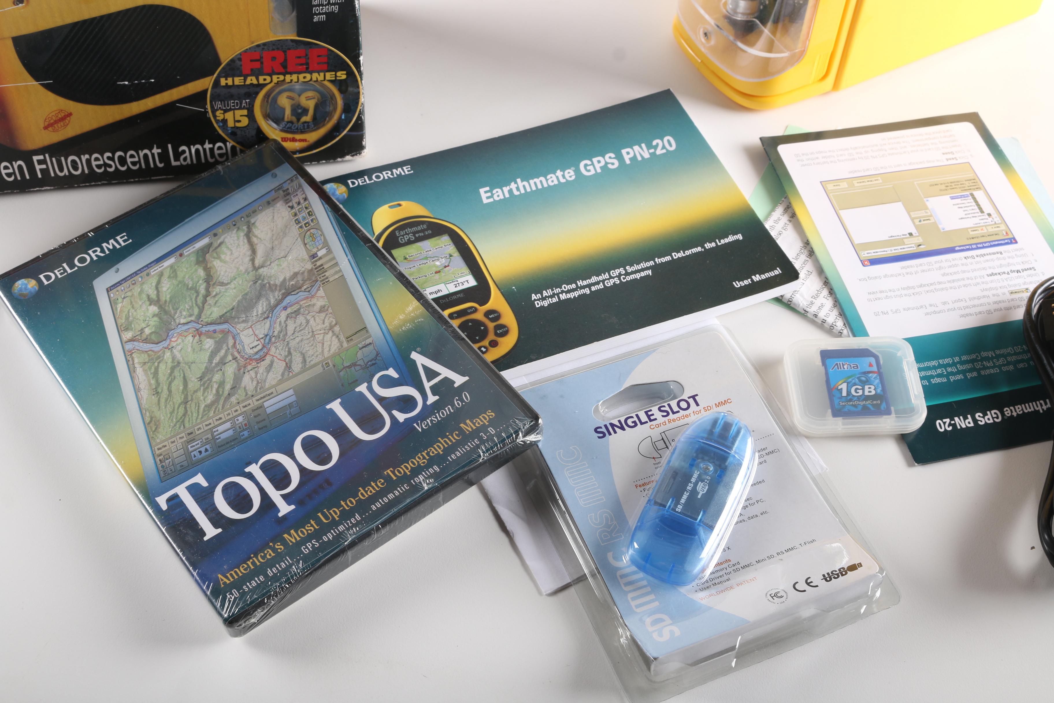 "Wilson" Emergency Radio Flashlight Siren Lantern and Earthmate GPS