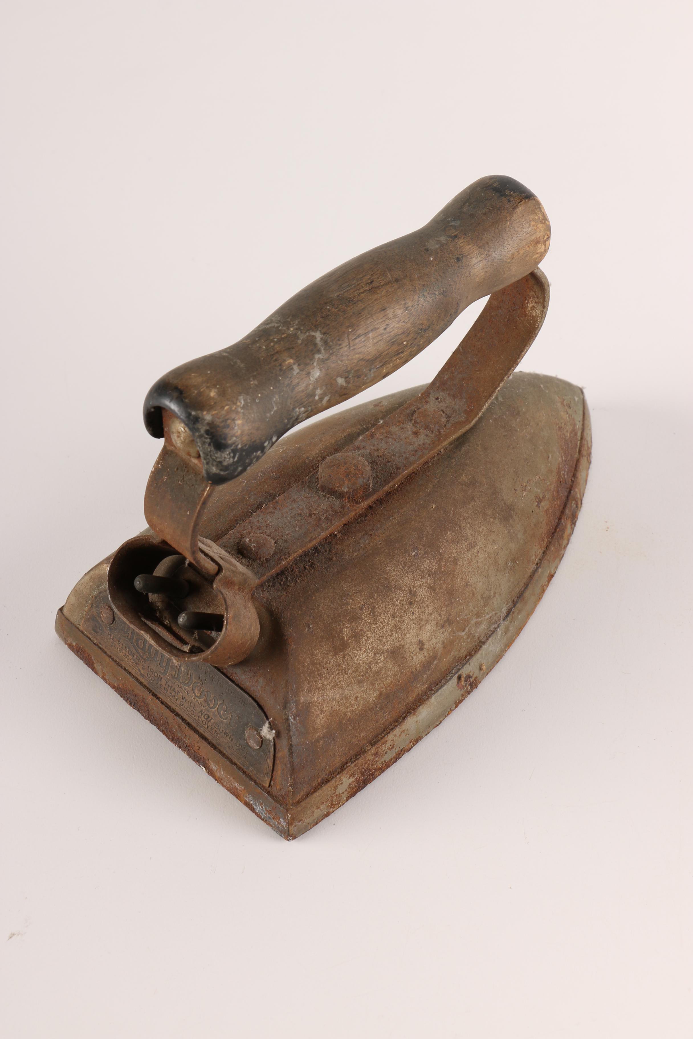 Three Vintage Clothes Irons