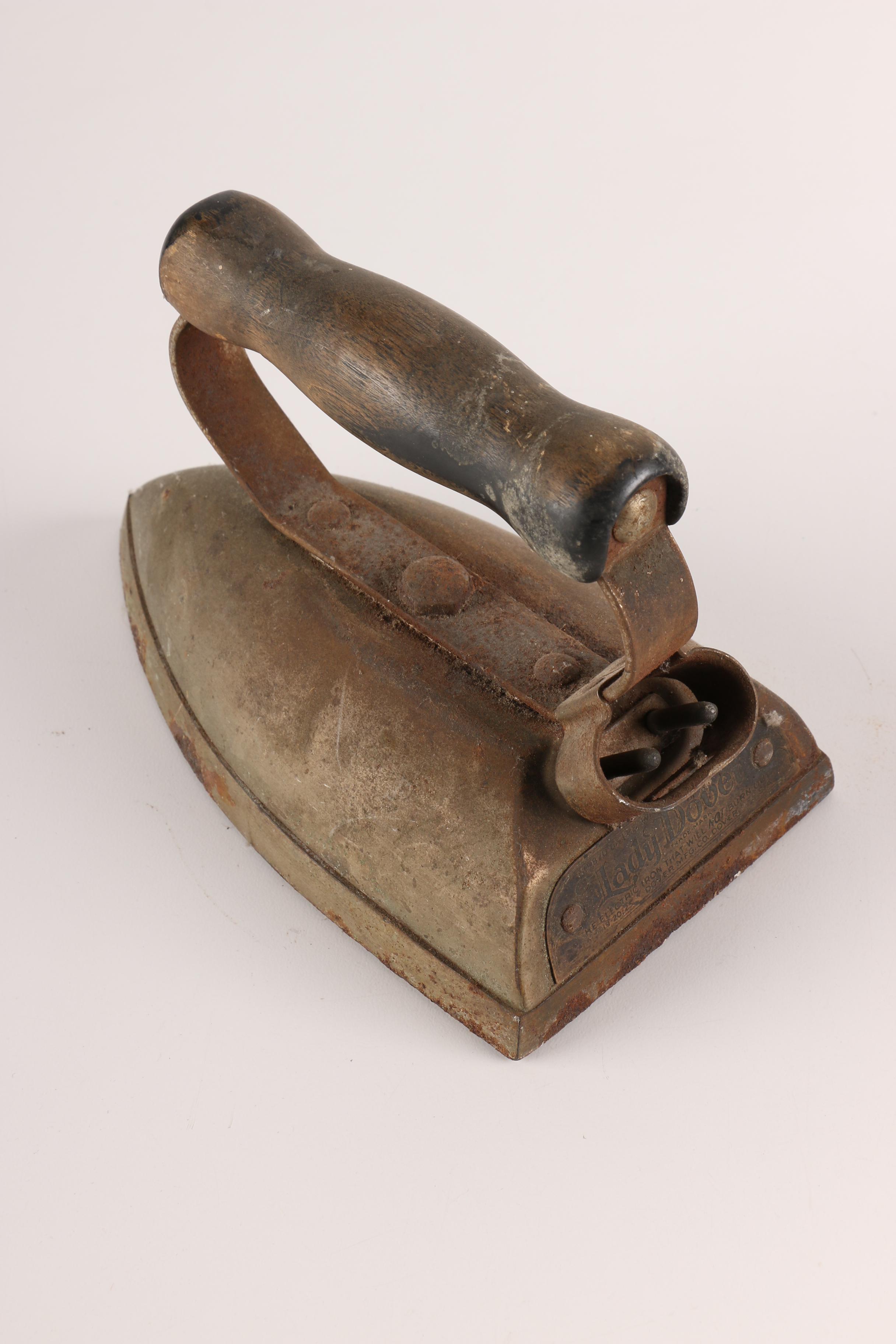 Three Vintage Clothes Irons