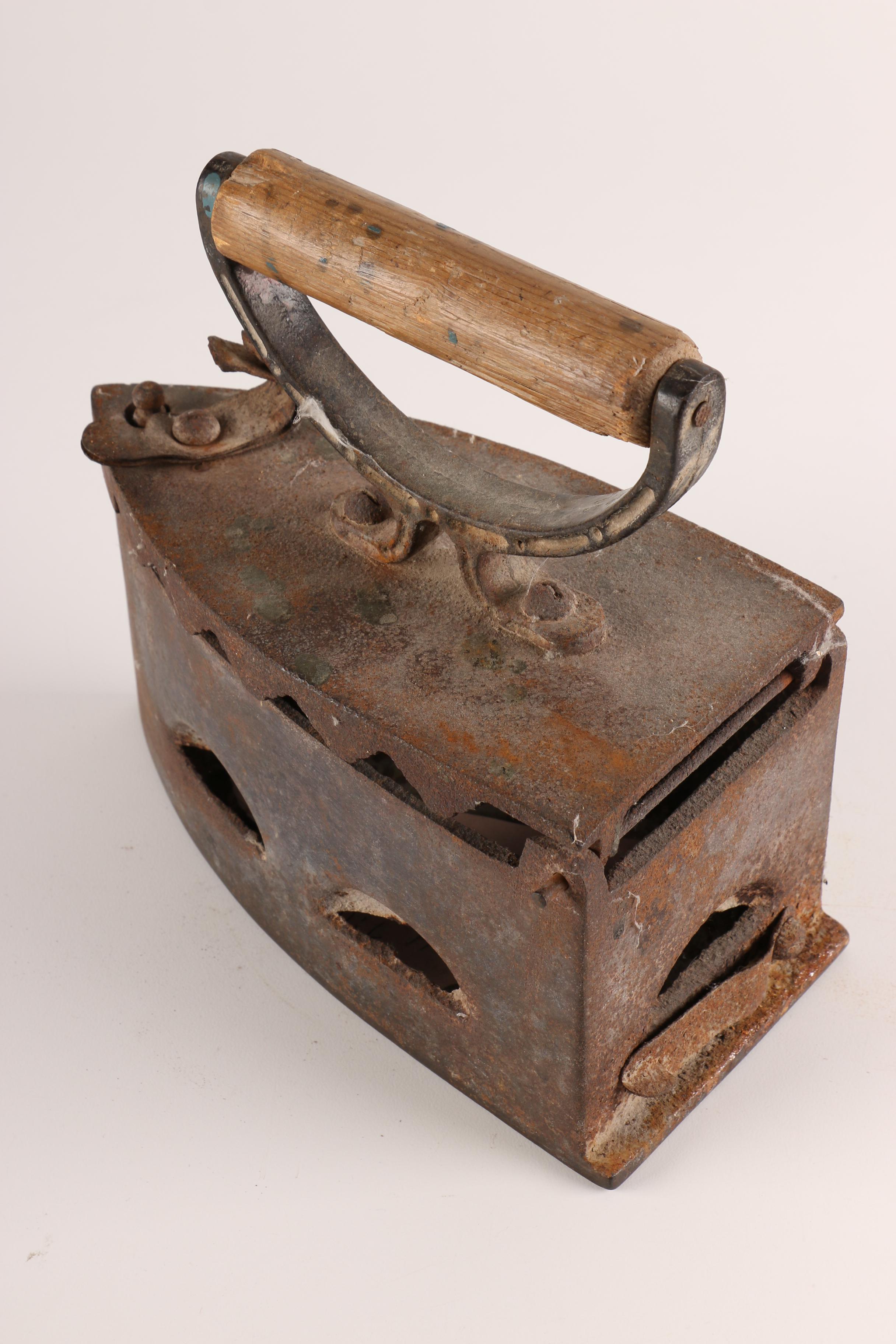 Three Vintage Clothes Irons