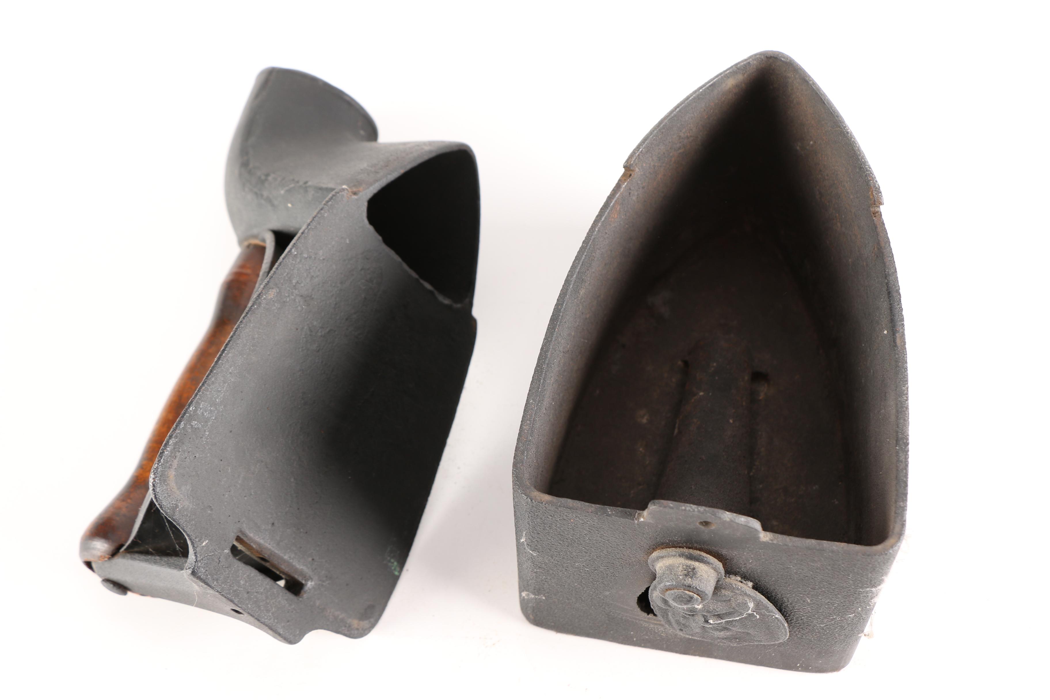 Three Vintage Clothes Irons