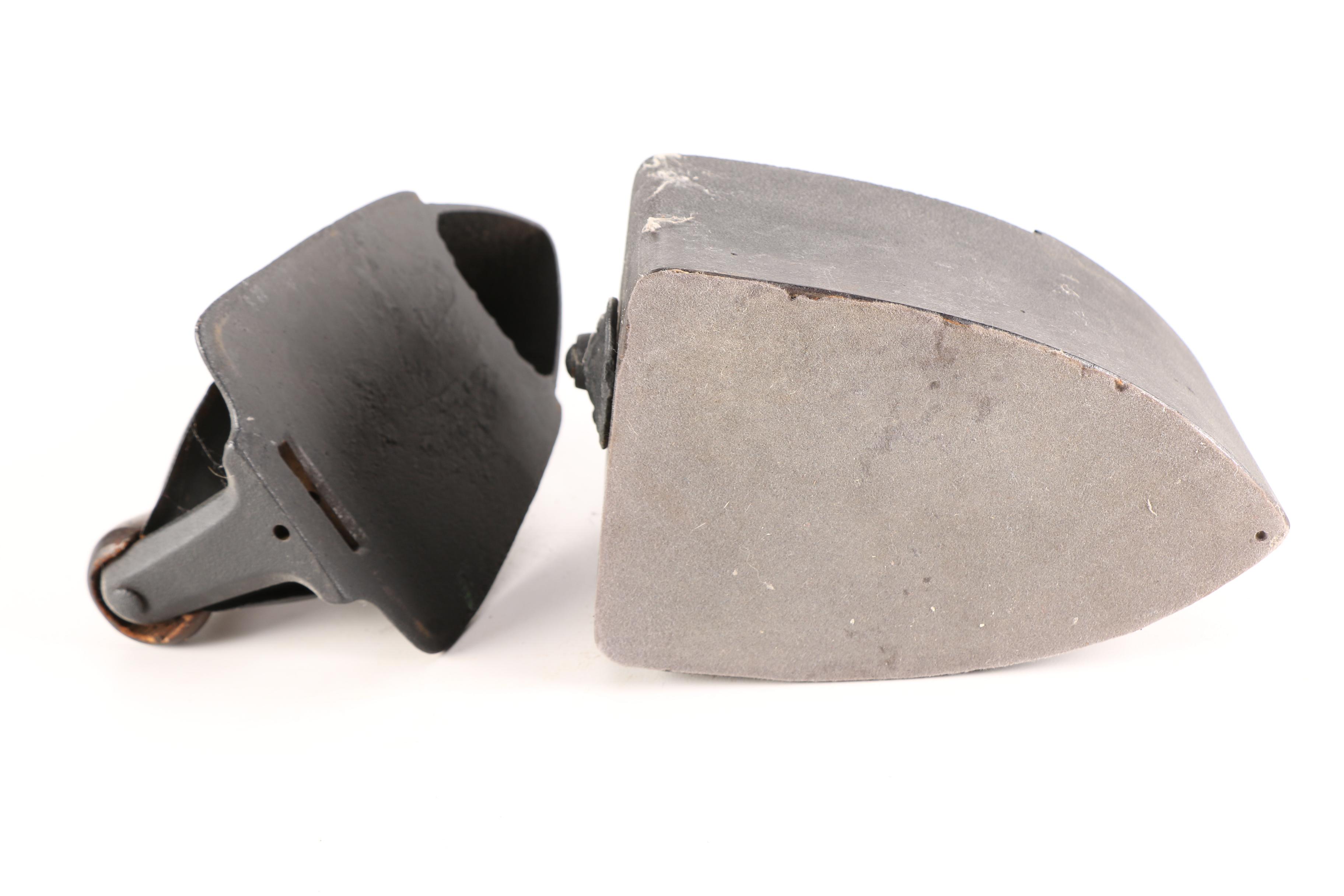 Three Vintage Clothes Irons