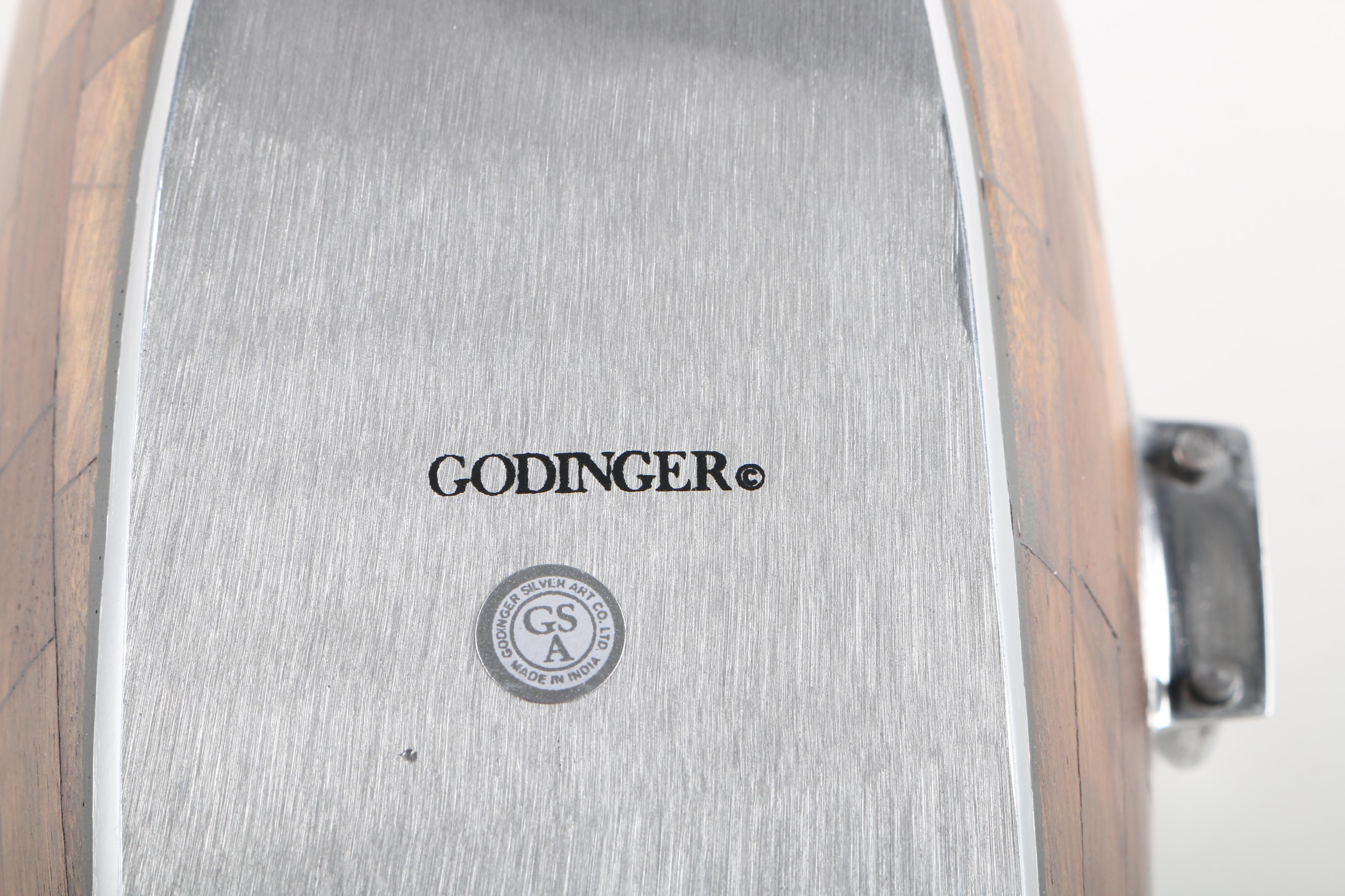 "Godinger"  Three-Piece Row Boat Salad Set