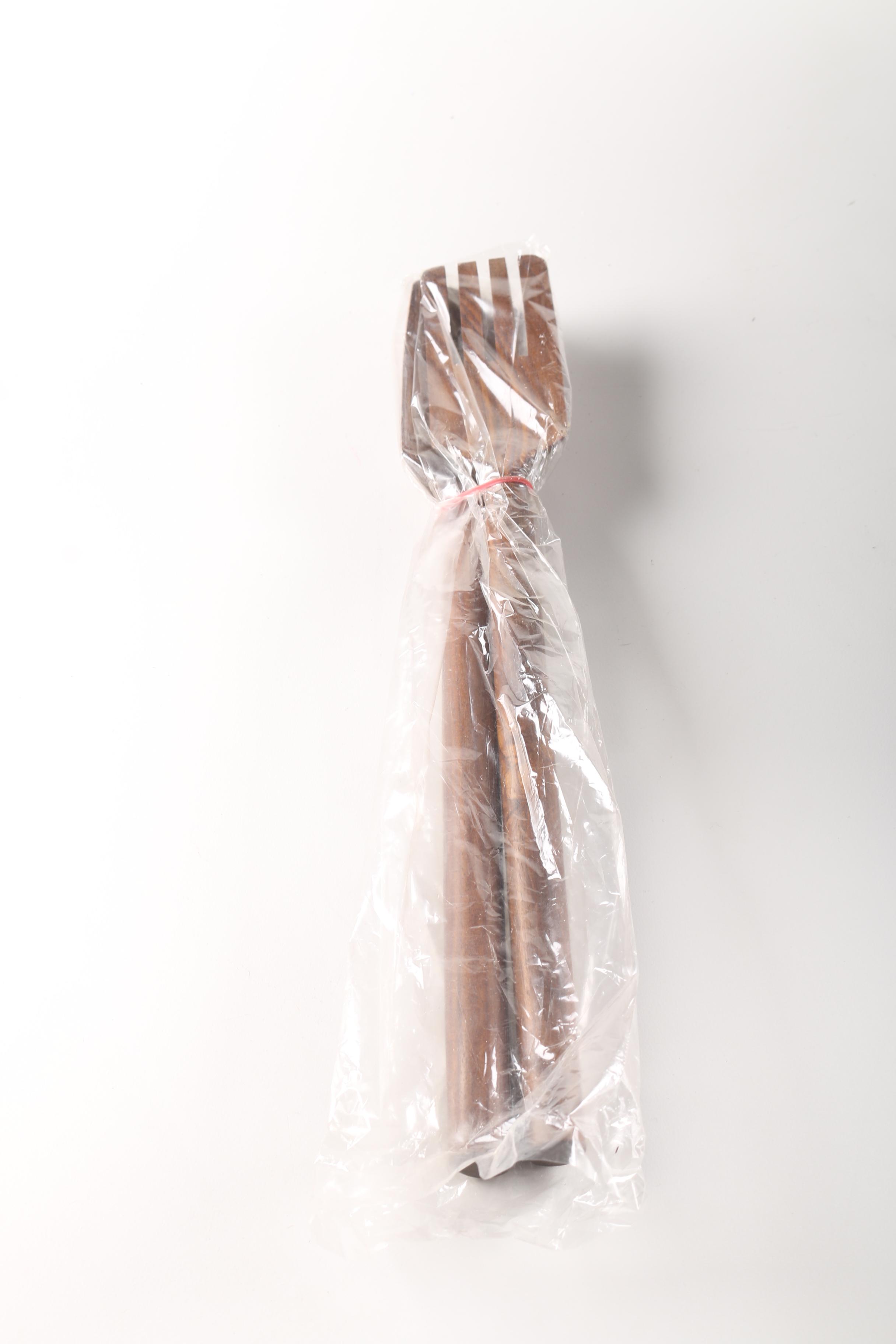 "Godinger"  Three-Piece Row Boat Salad Set