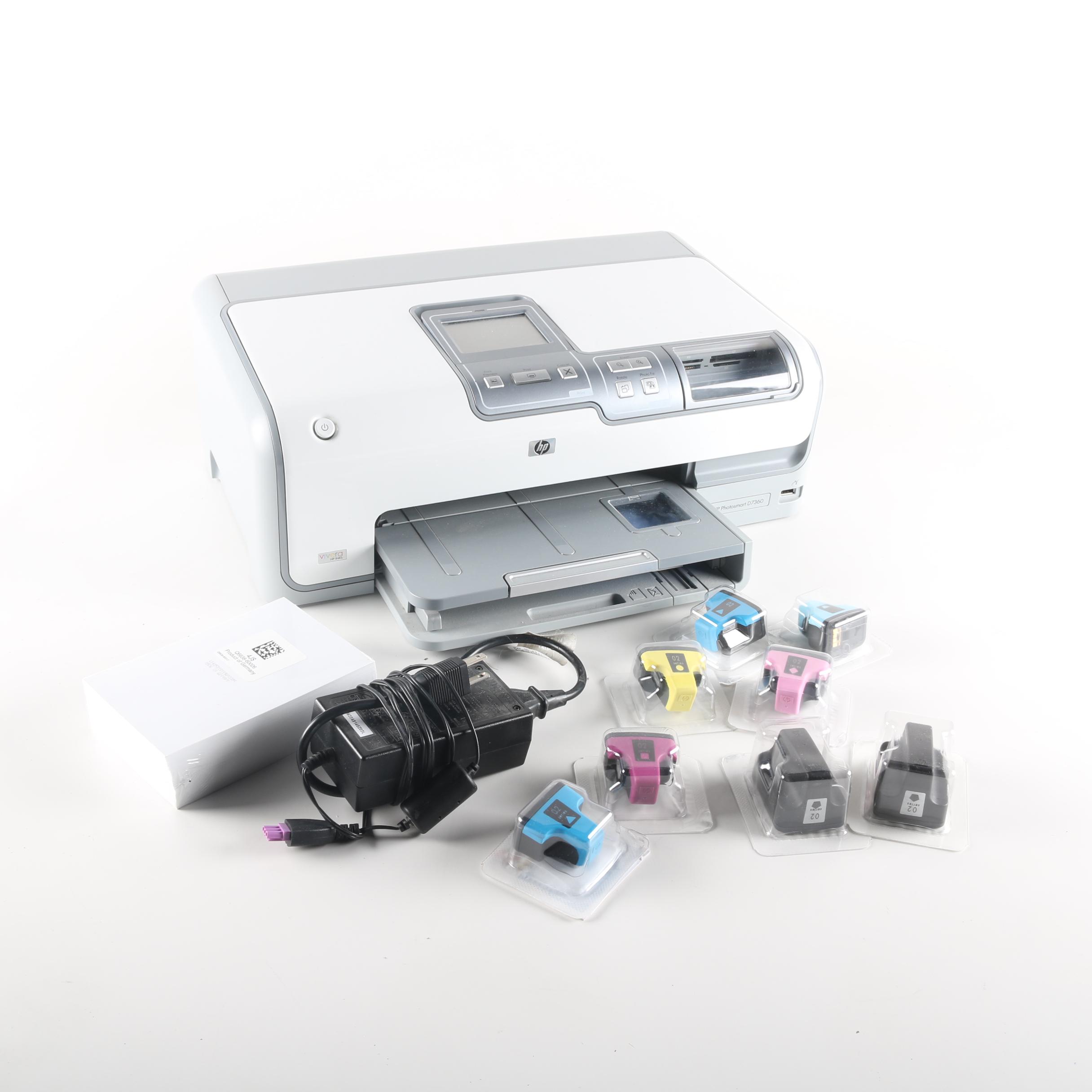 HP Photosmart D7360 Desk Printer