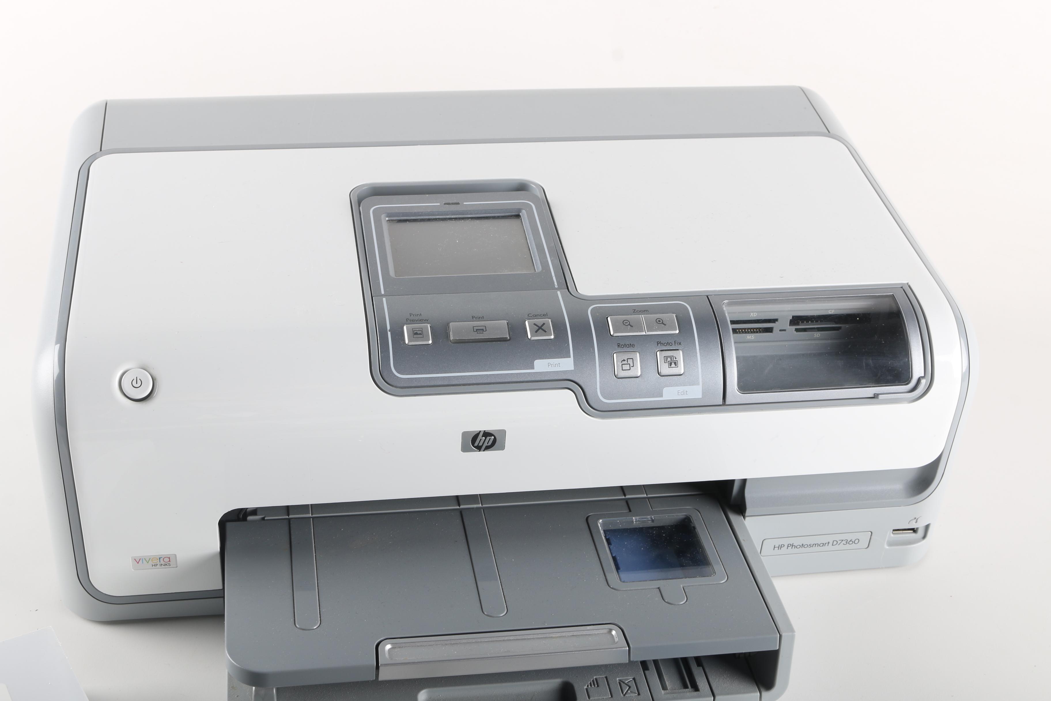 HP Photosmart D7360 Desk Printer