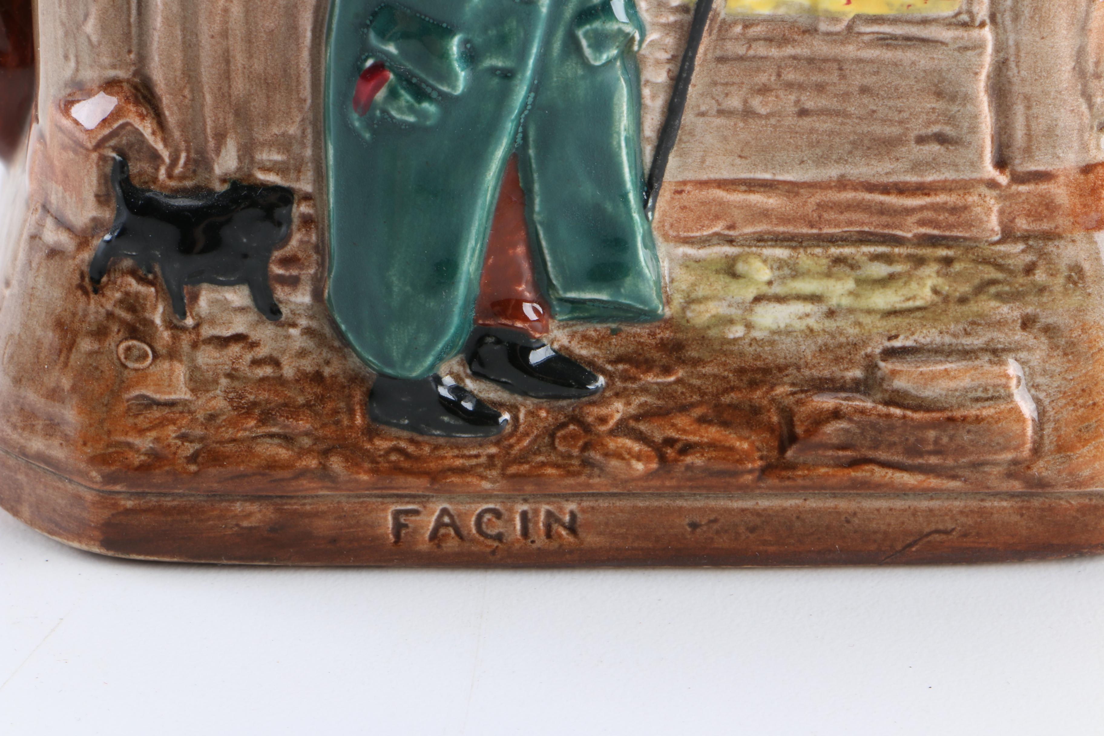 Royal Doulton Vintage "Oliver Twist" Ceramic Pitcher