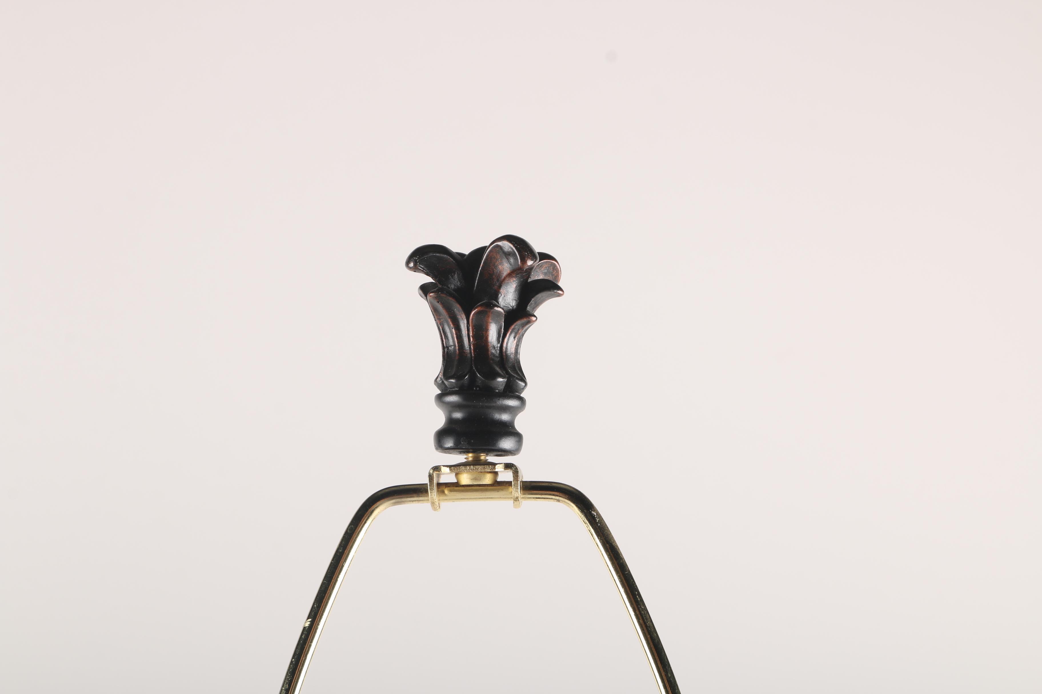 Brown Ceramic Urn Style Lamps