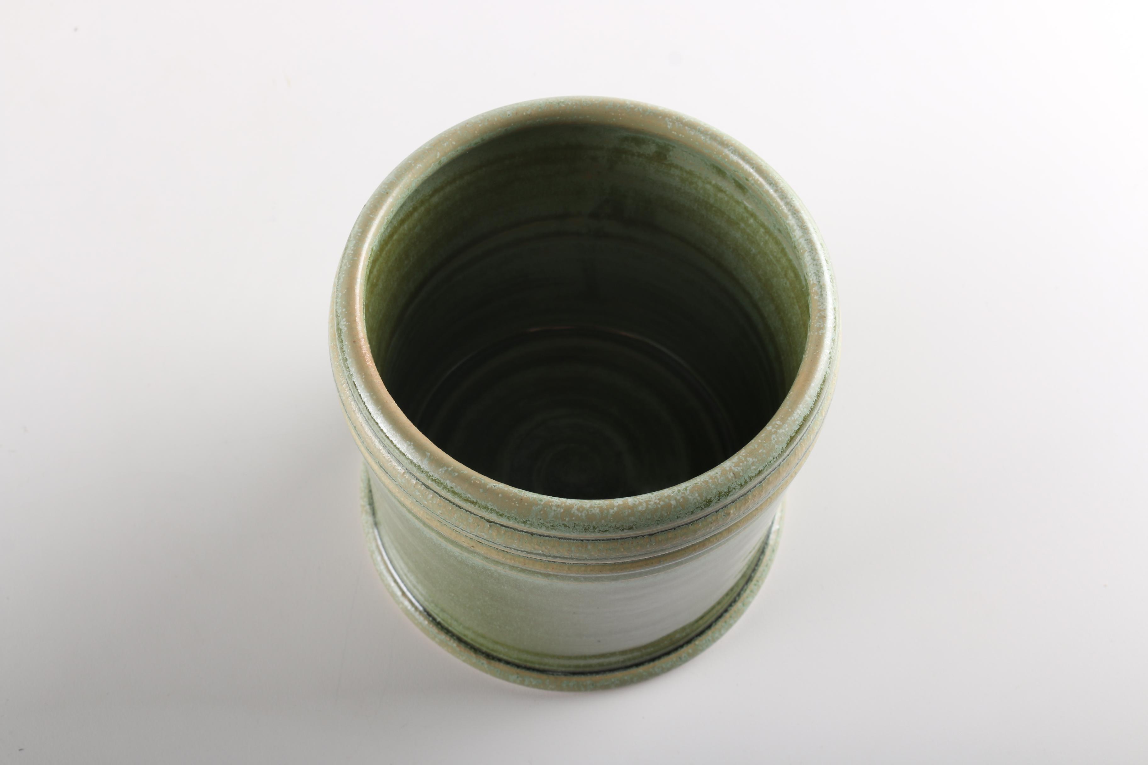 Hand Thrown "Hot Fresco Pottery" Dip Server