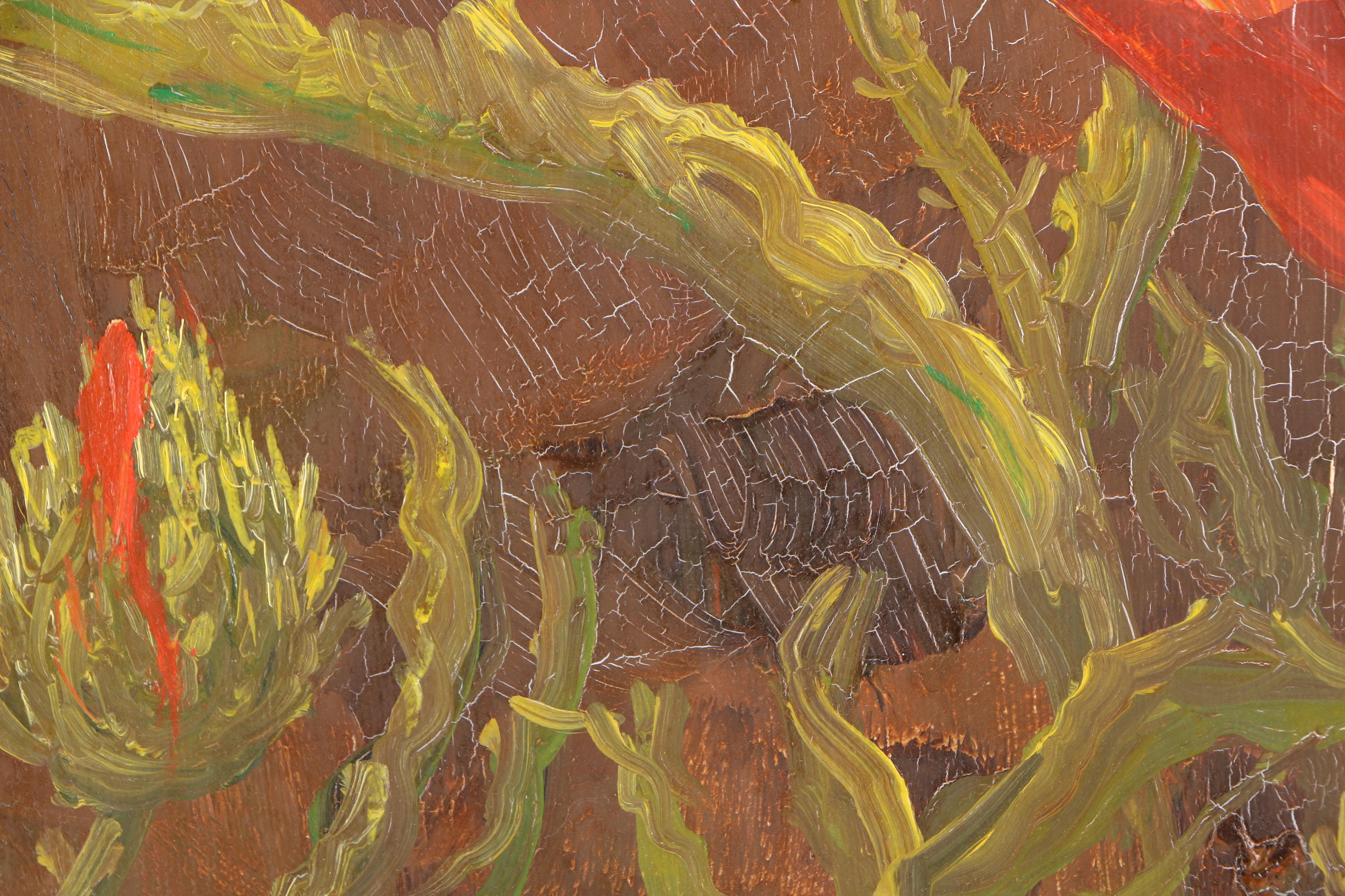 Bessie Killeen Oil Painting "Poppies #2"