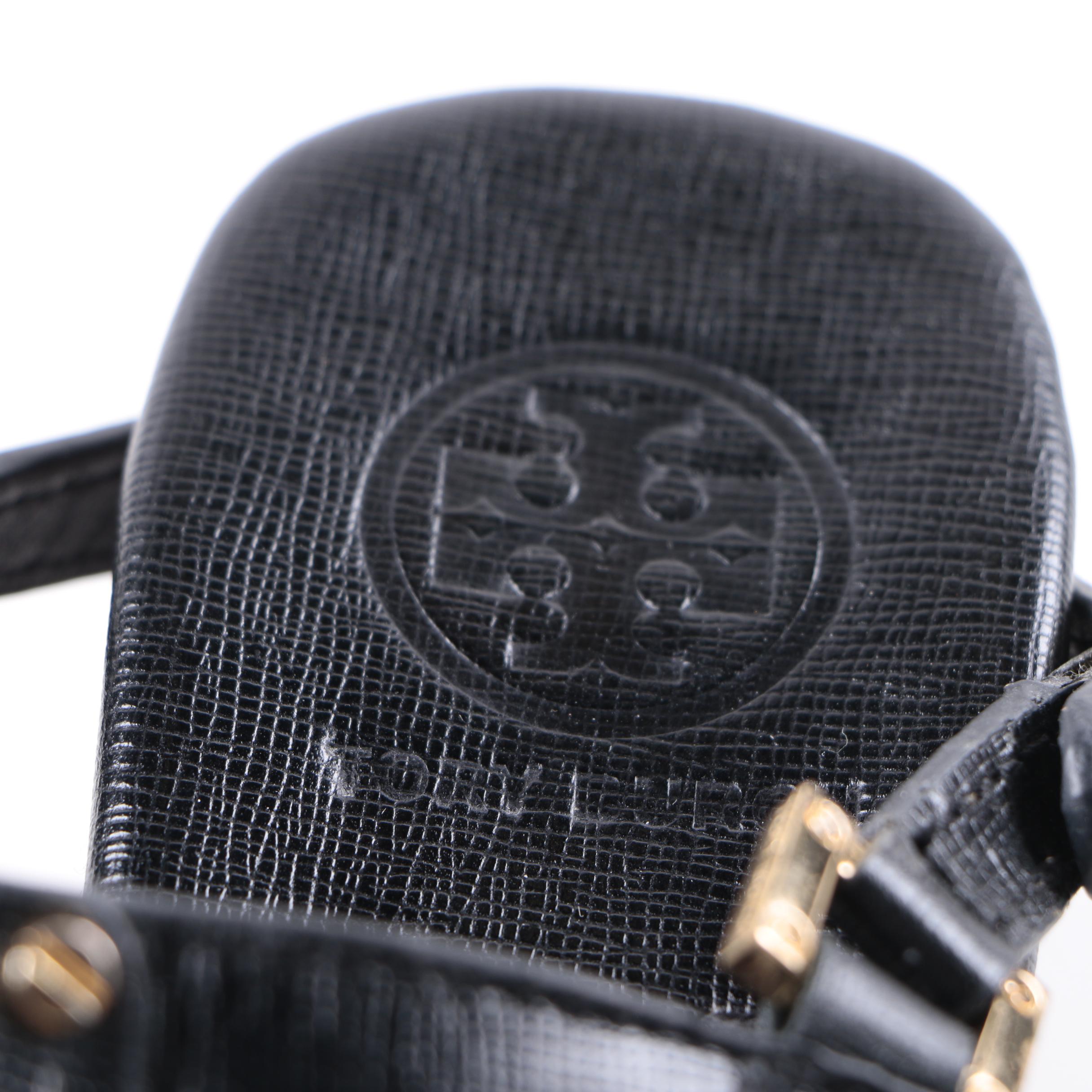 Tory Burch Leather Sandals and Snakeskin on Leather Heels