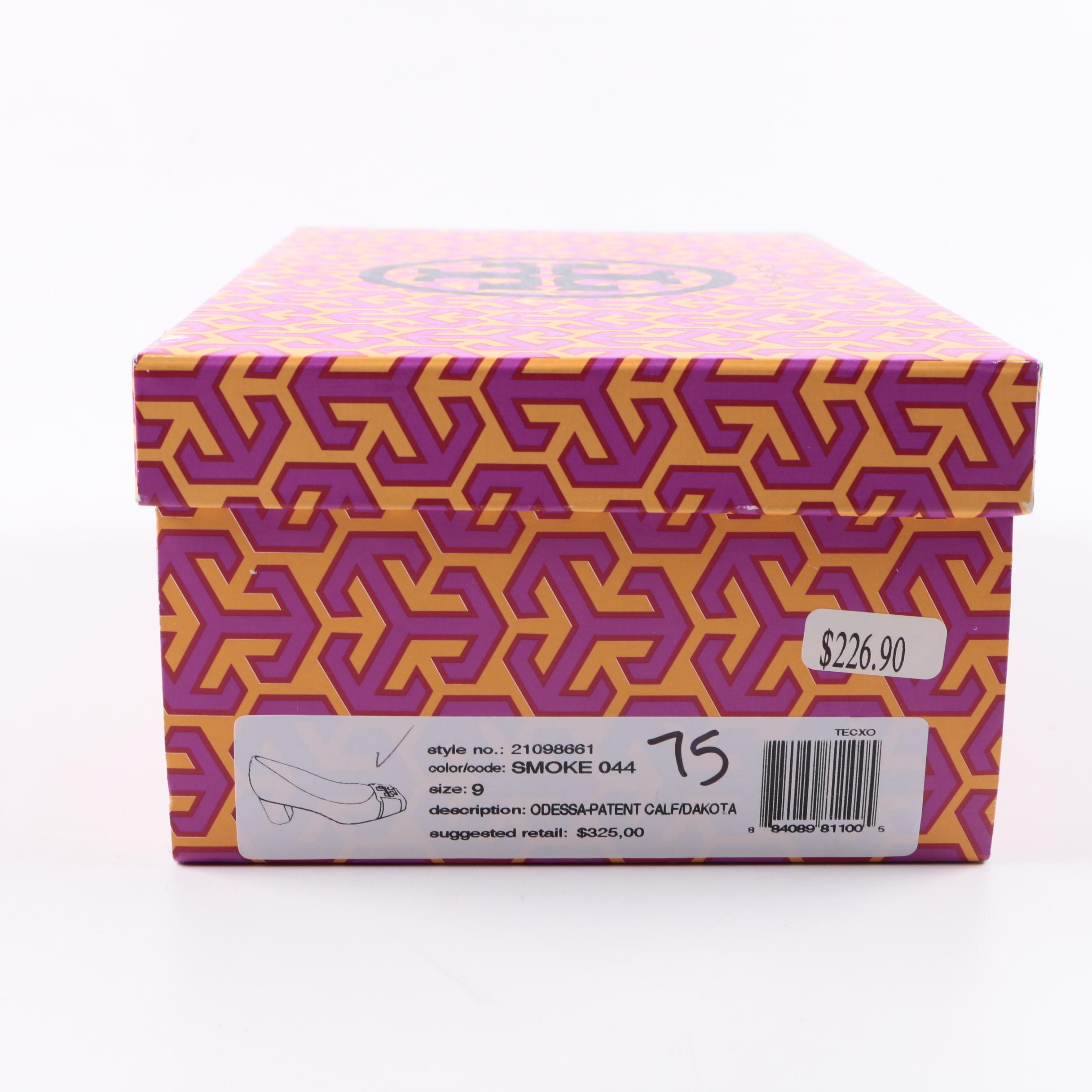 Tory Burch Leather Sandals and Snakeskin on Leather Heels