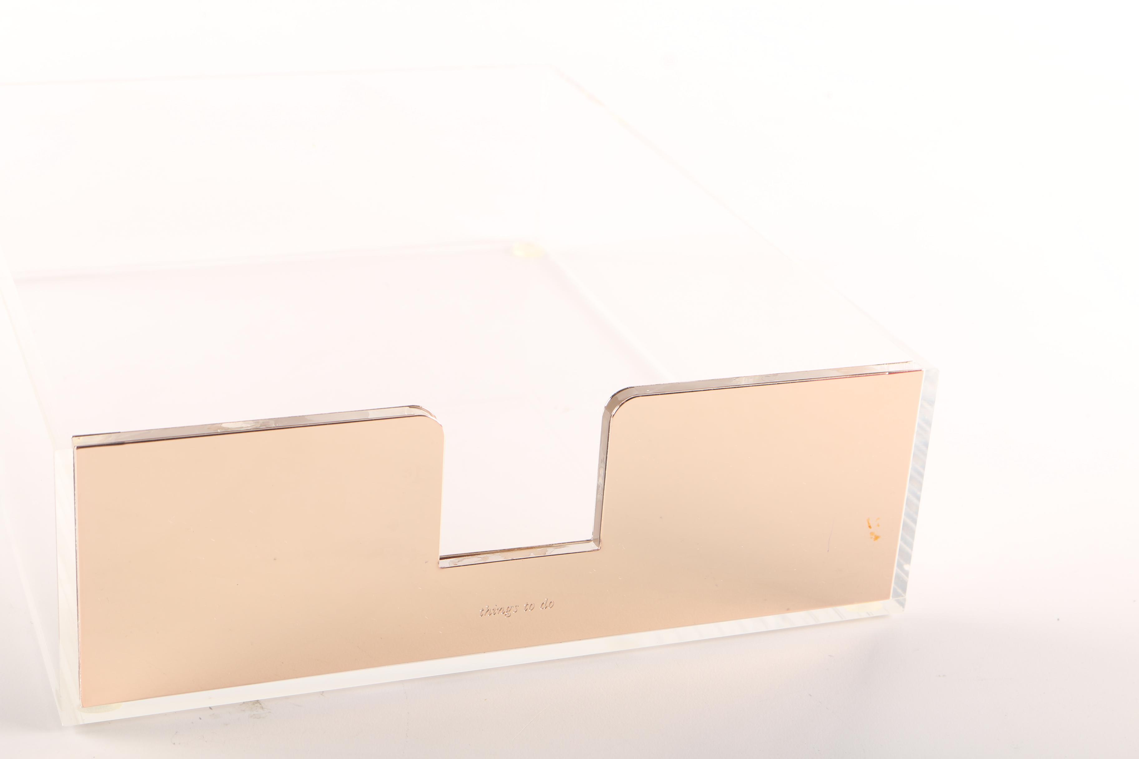 Kate Spade Acrylic File Box