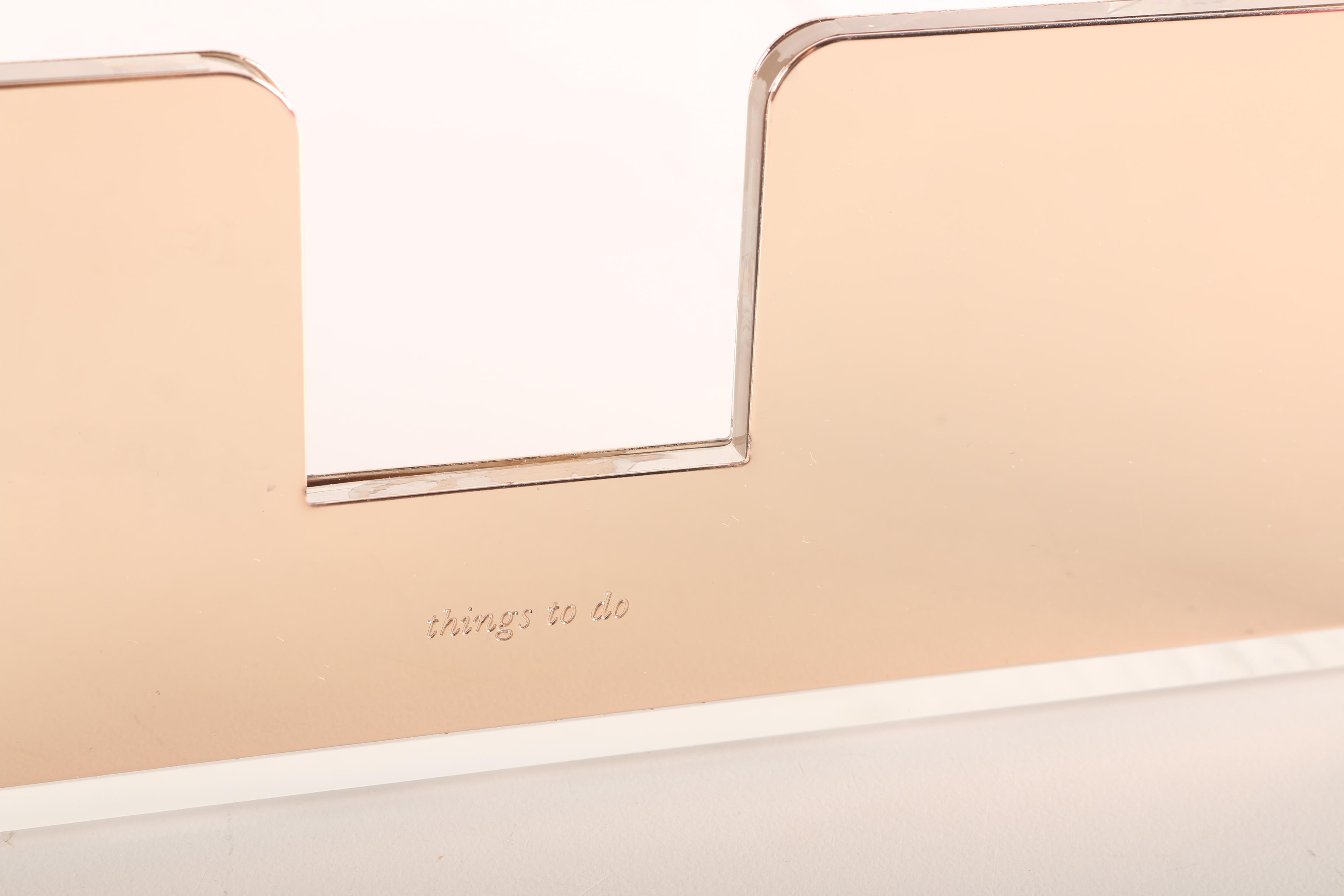 Kate Spade Acrylic File Box