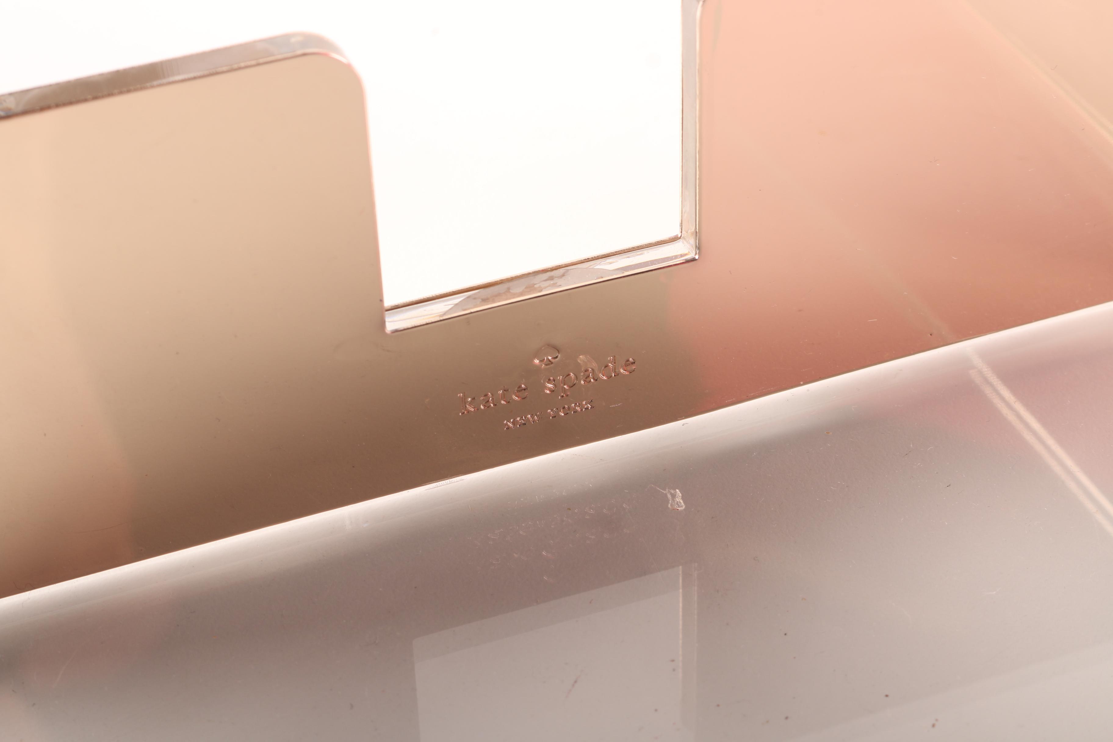 Kate Spade Acrylic File Box