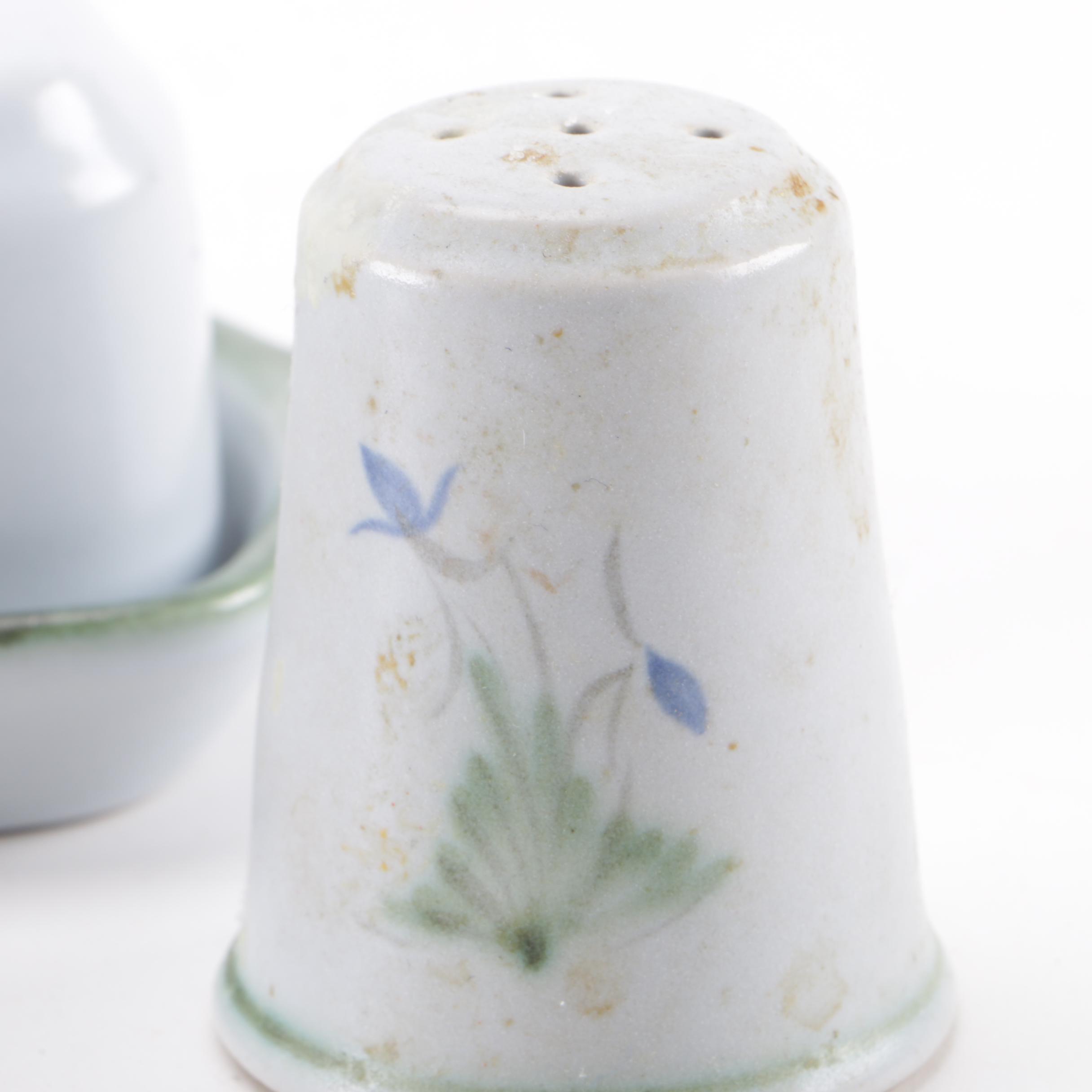 Scottish Stoneware "Thistleware" Tableware Set by Buchan