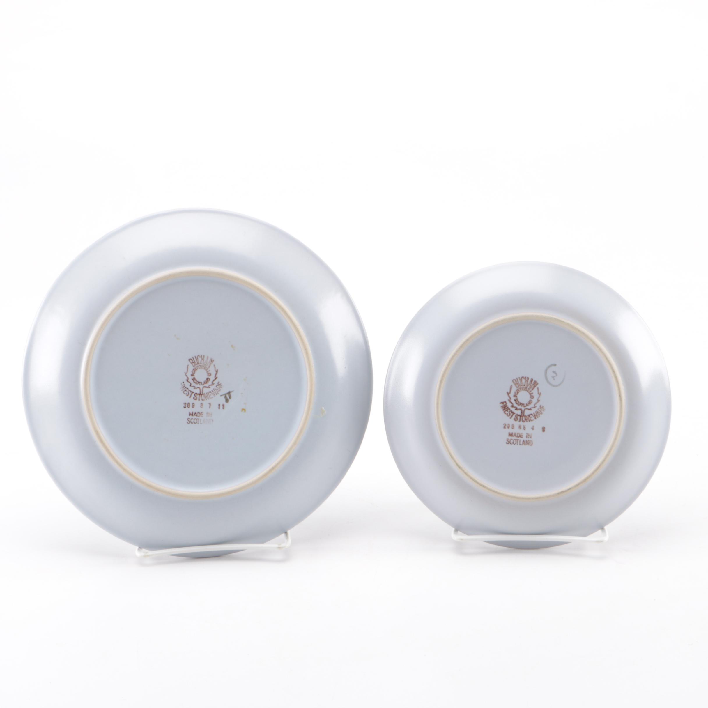 Scottish Stoneware "Thistleware" Tableware Set by Buchan