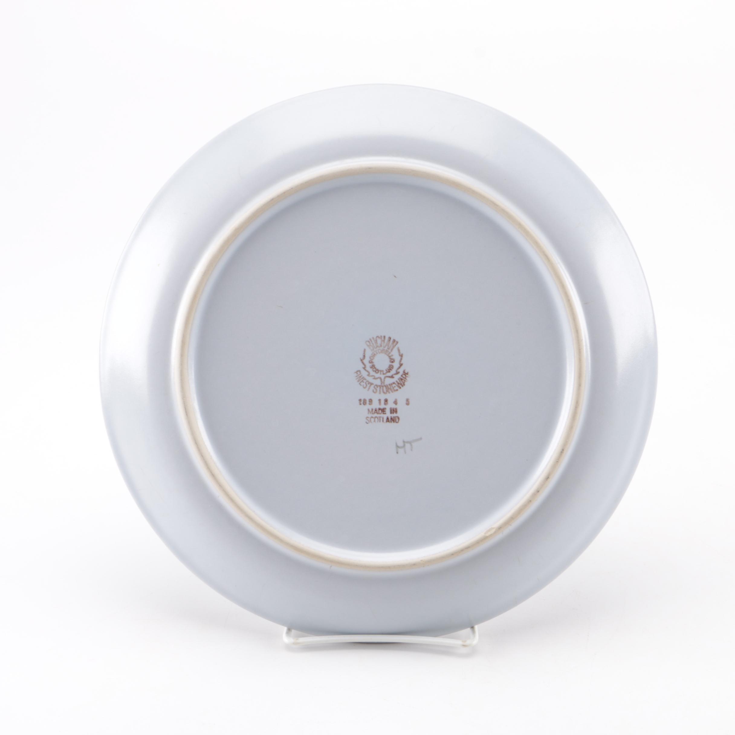 Scottish Stoneware "Thistleware" Tableware Set by Buchan