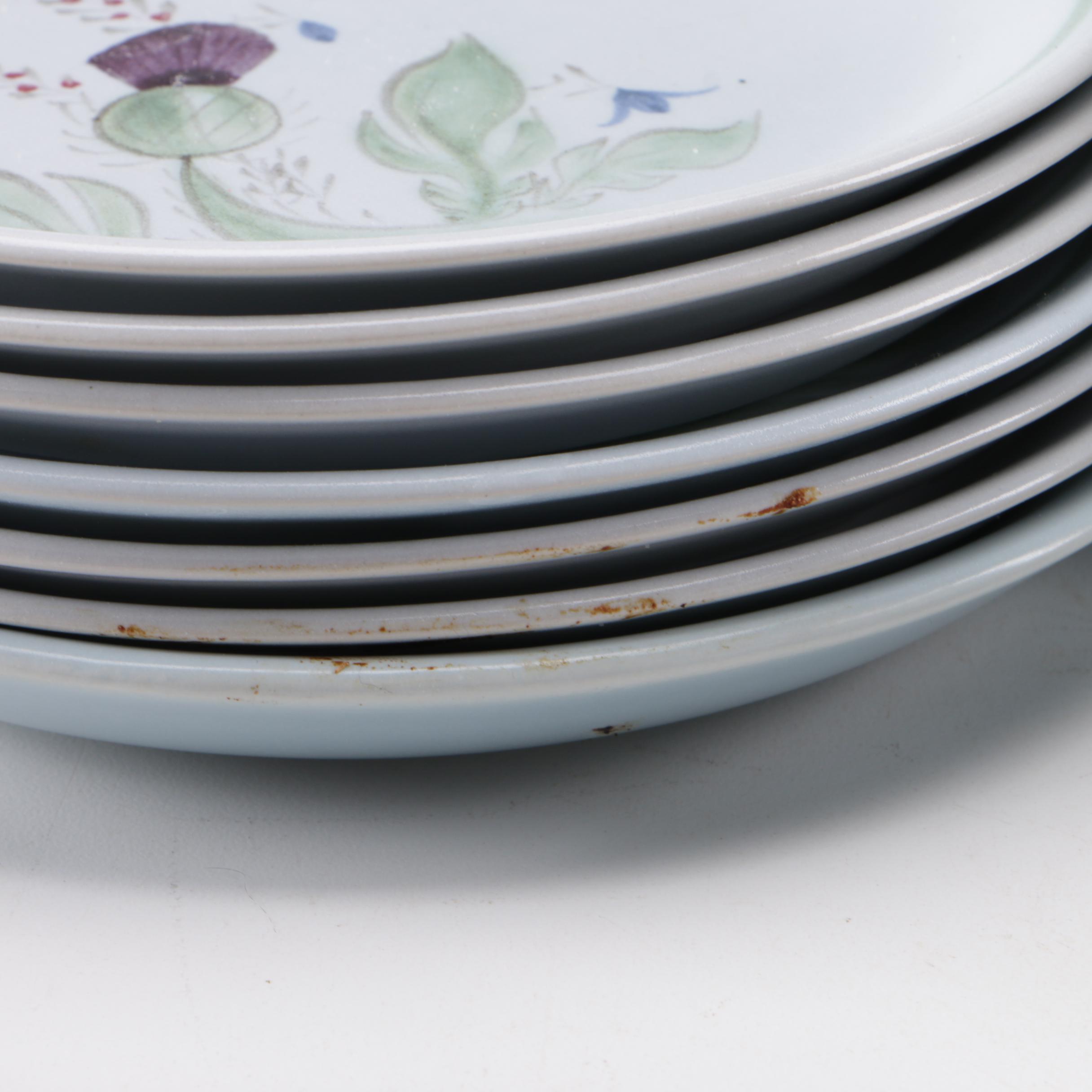 Scottish Stoneware "Thistleware" Tableware Set by Buchan