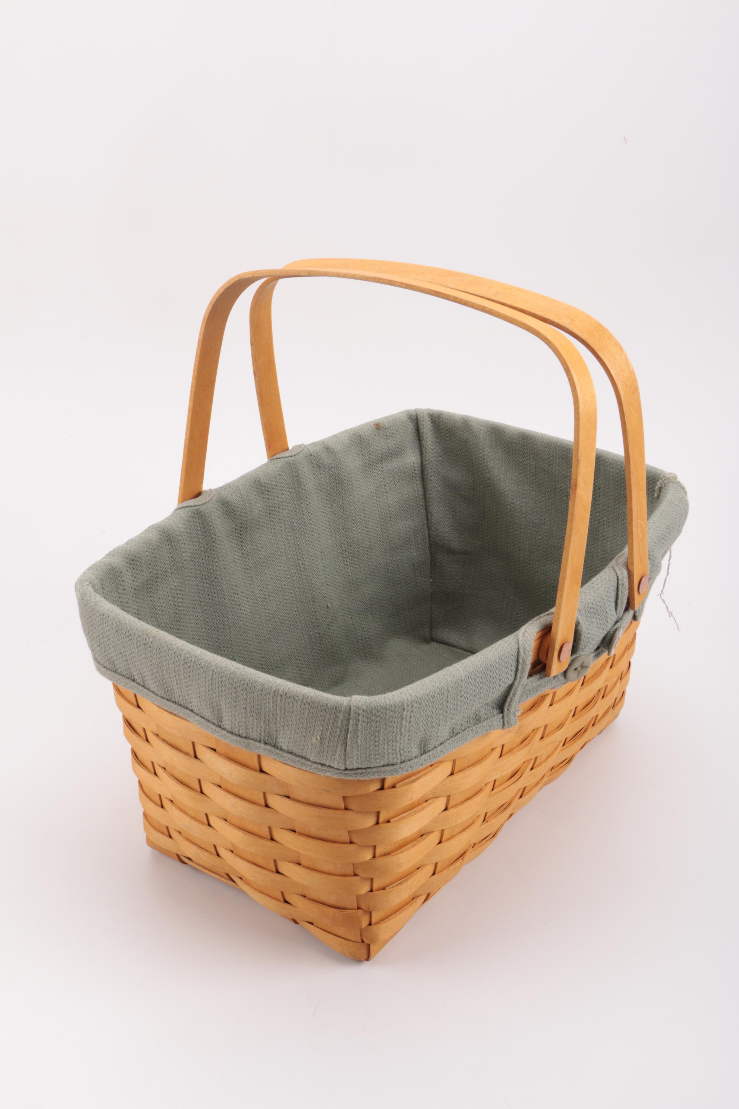 Assorted Wicker Baskets Including Longaberger