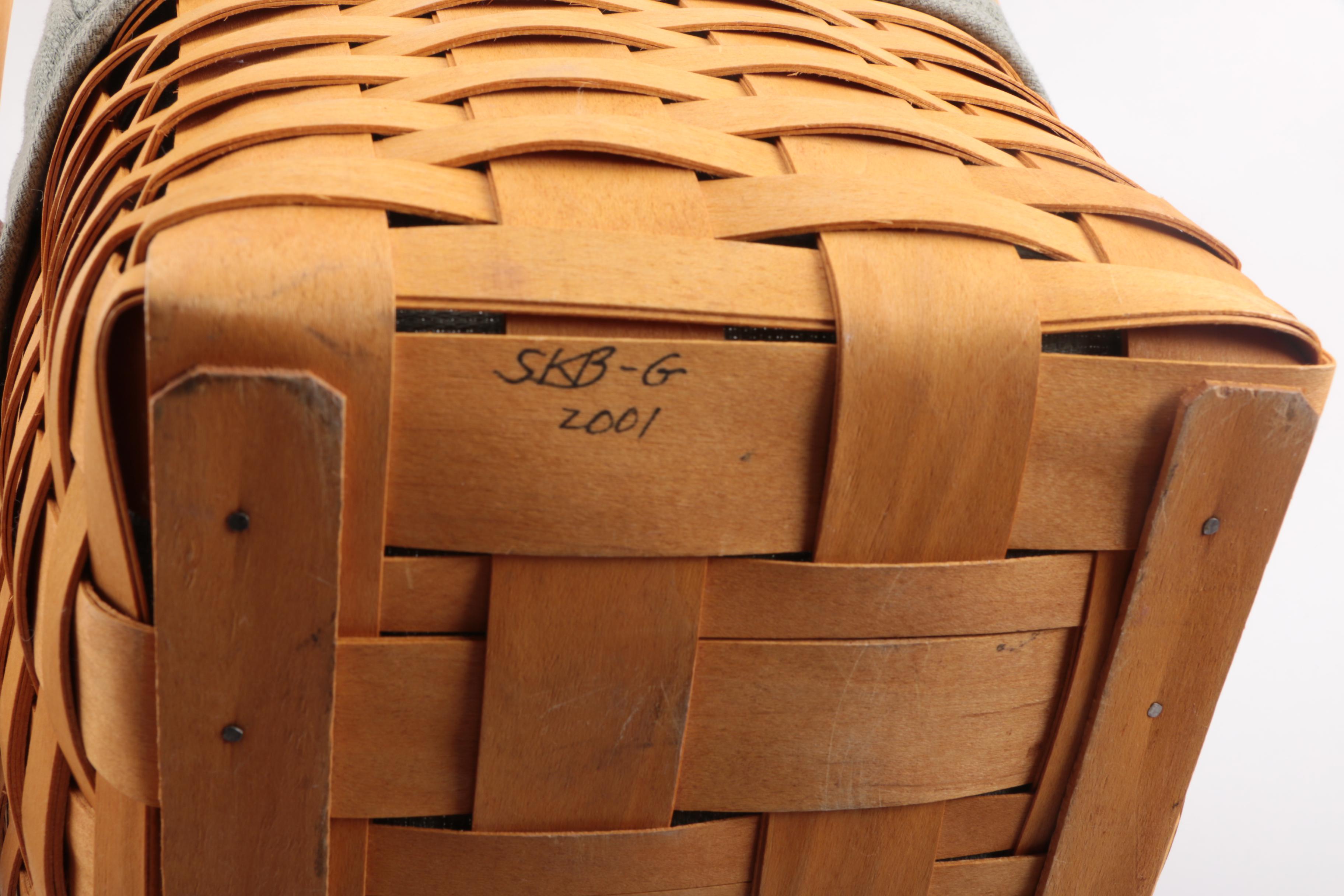 Assorted Wicker Baskets Including Longaberger