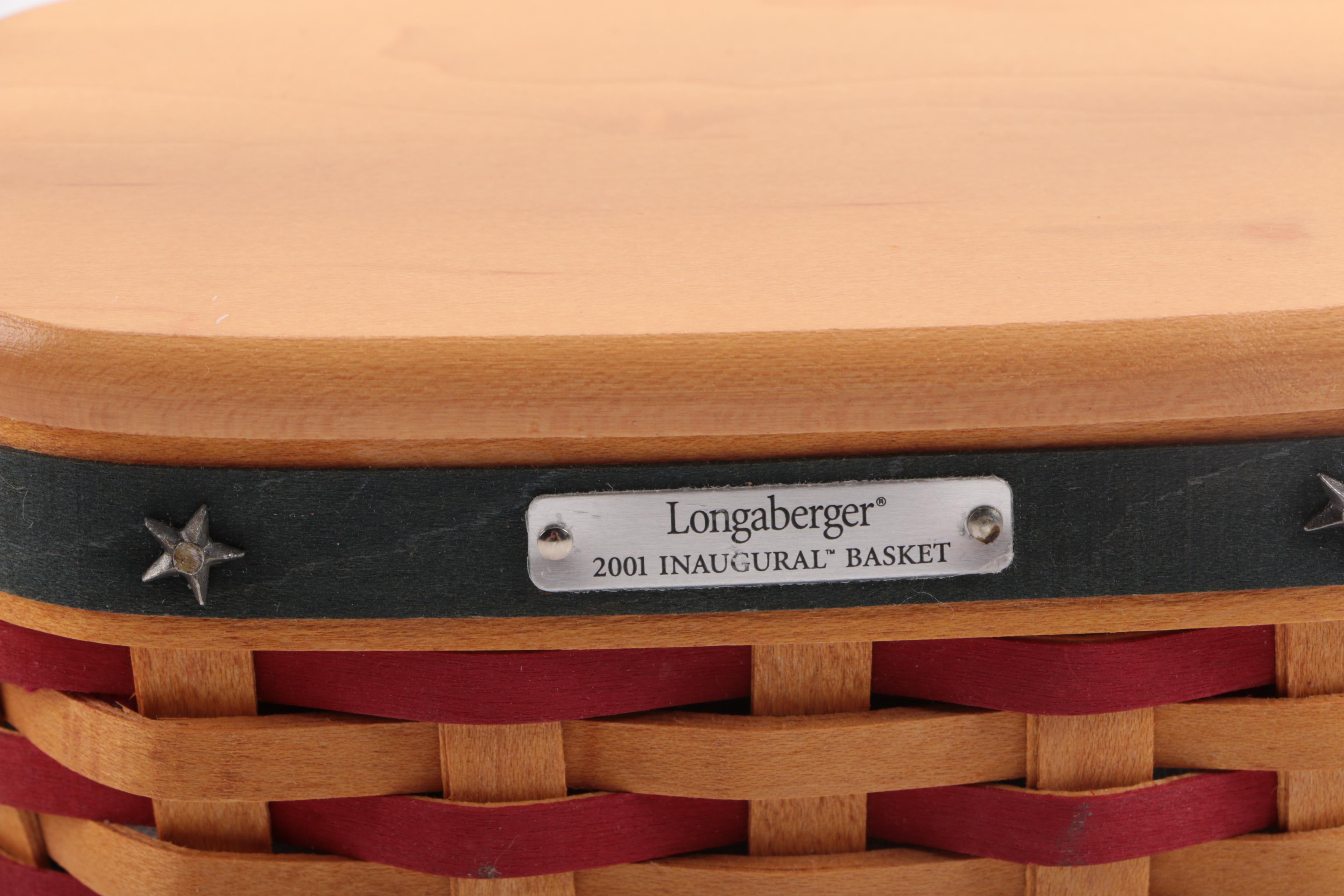 Assorted Wicker Baskets Including Longaberger