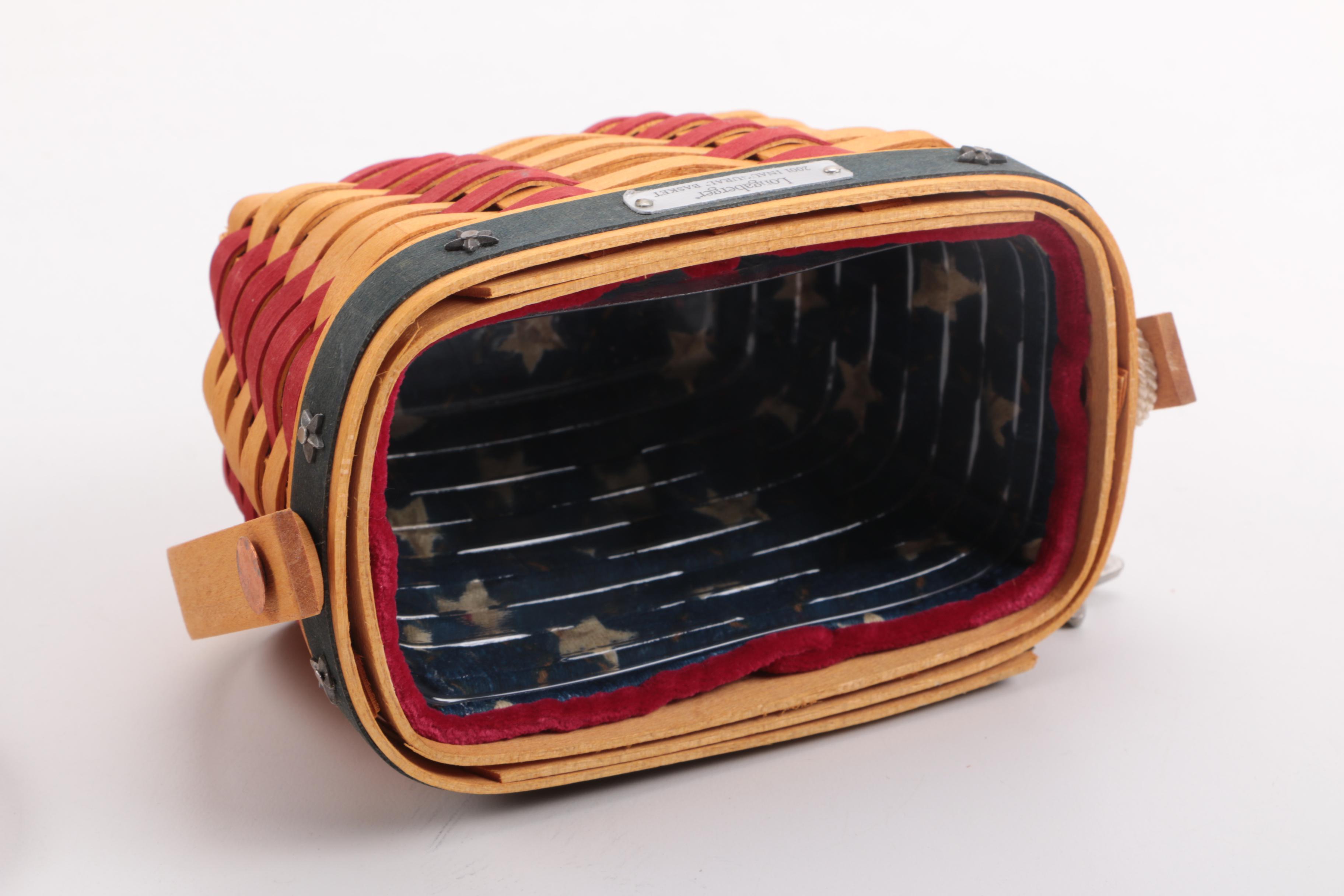 Assorted Wicker Baskets Including Longaberger