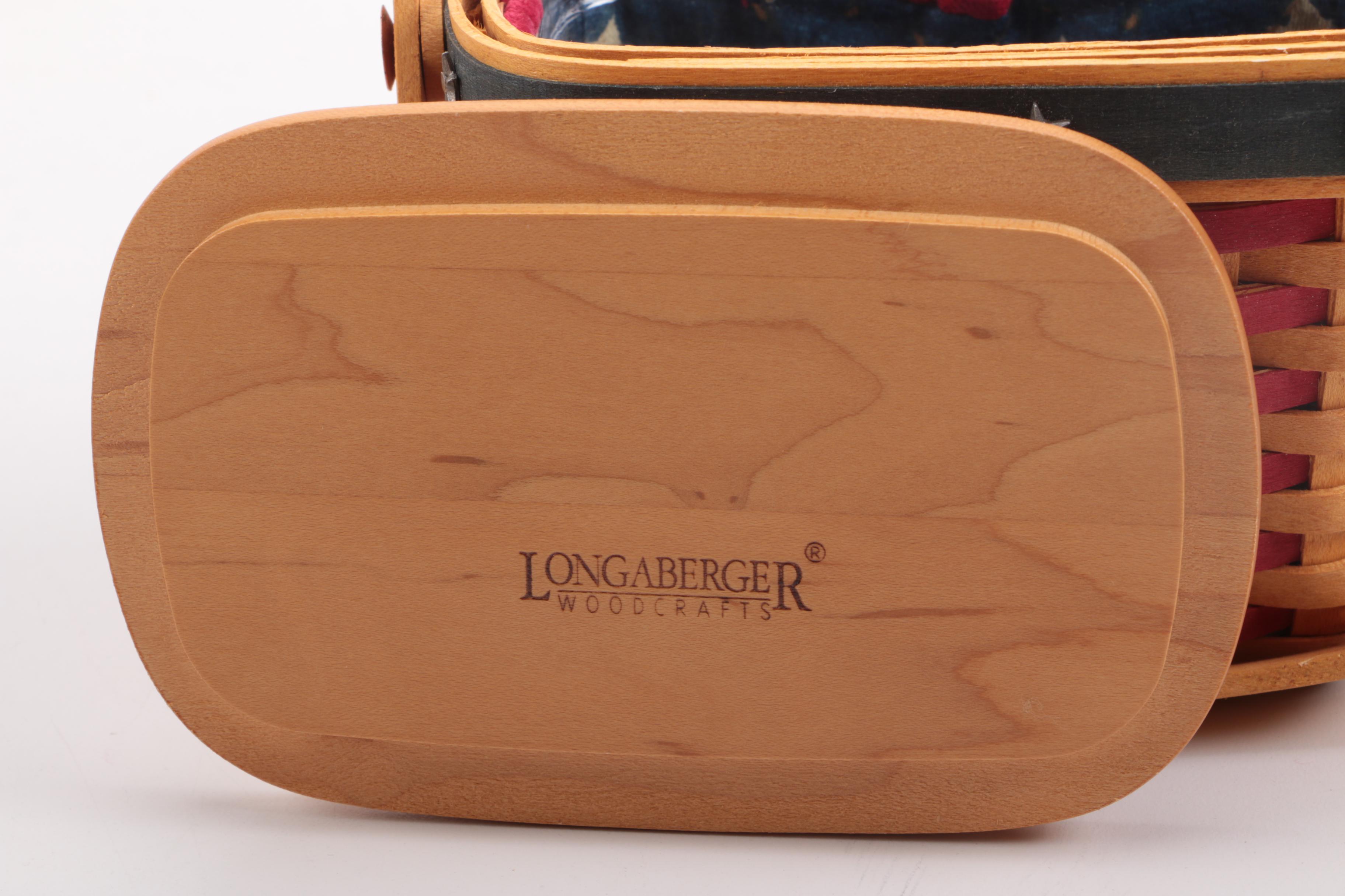 Assorted Wicker Baskets Including Longaberger