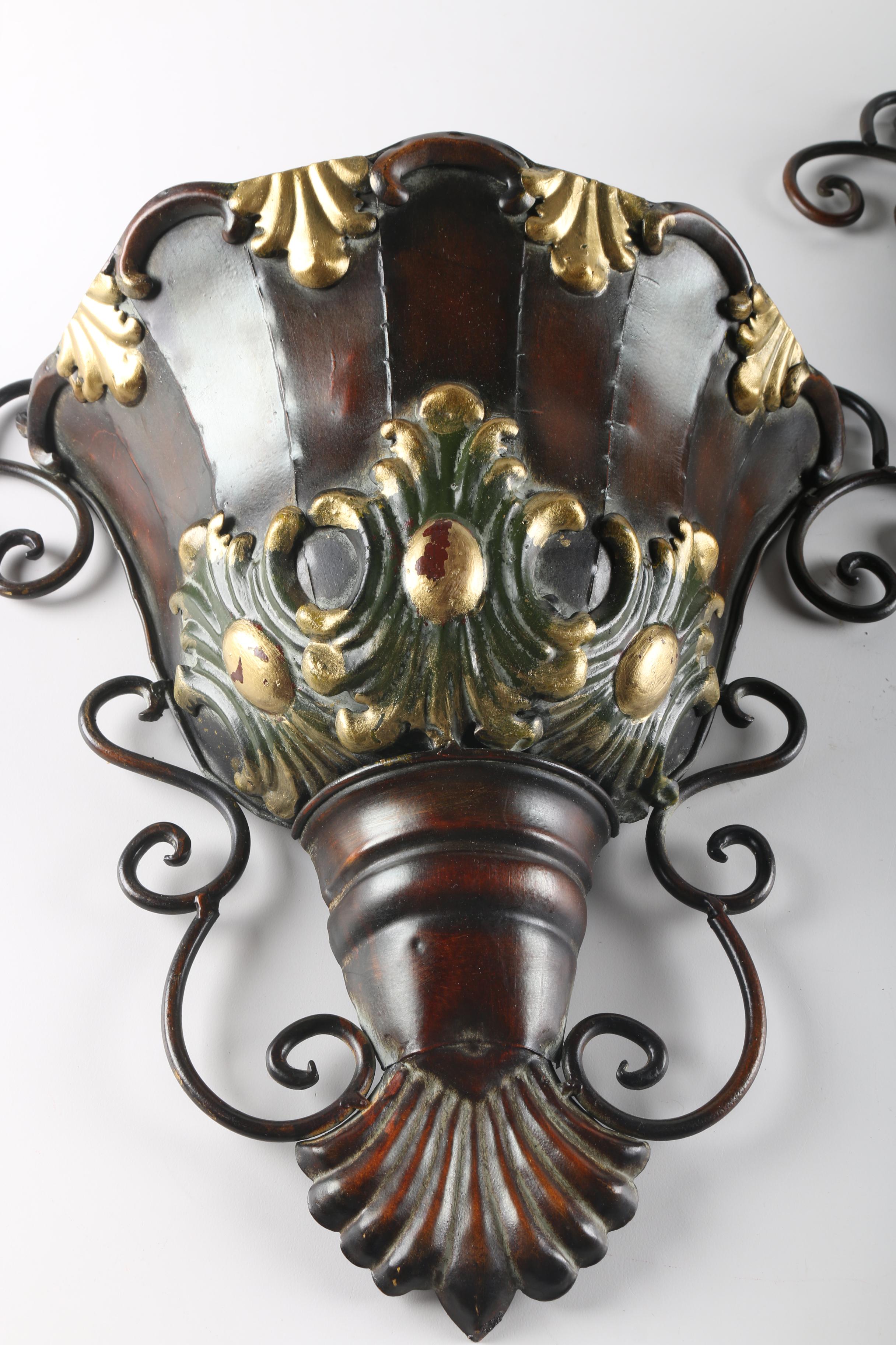 Two Pairs of Wall Sconces