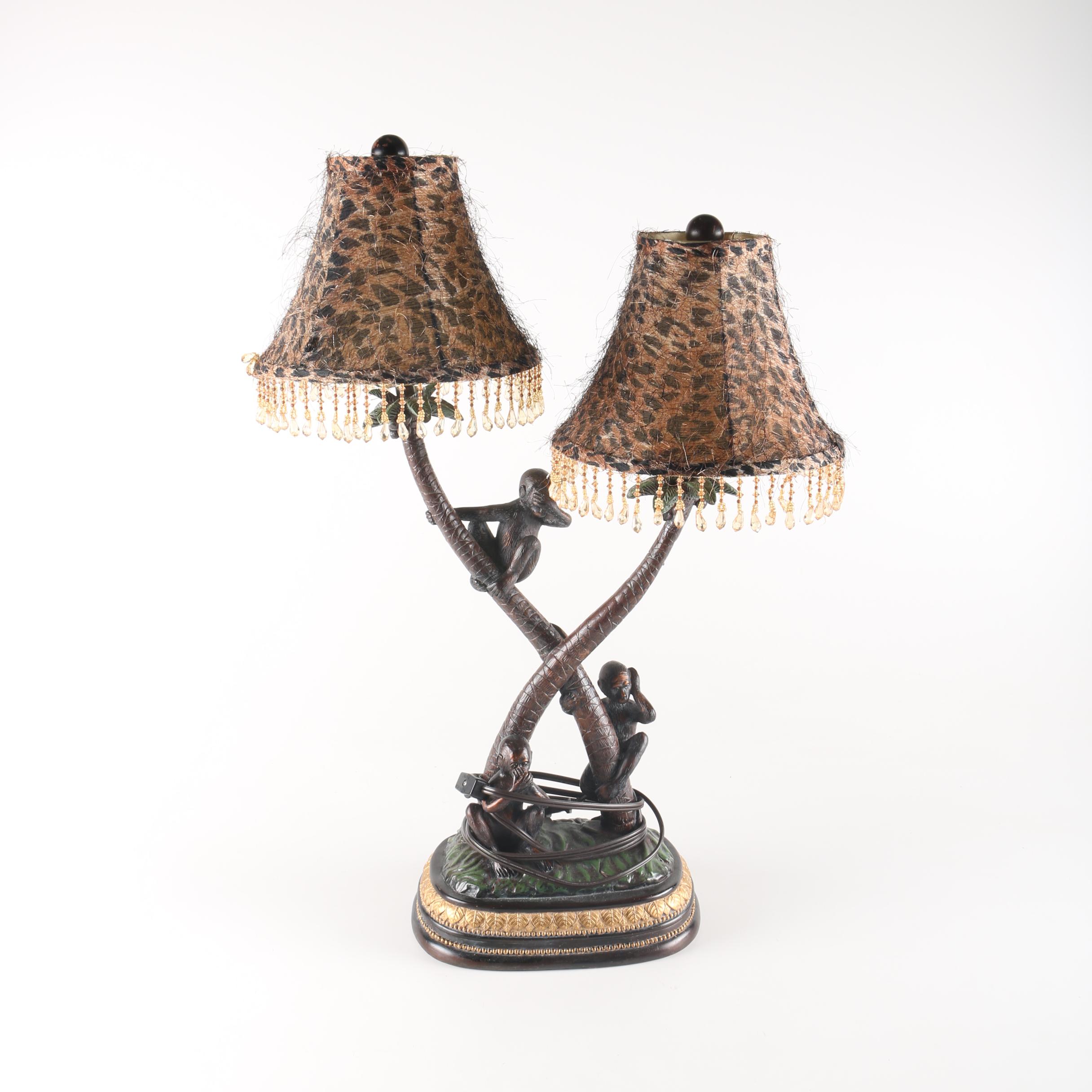 Three Wise Monkeys Lamp