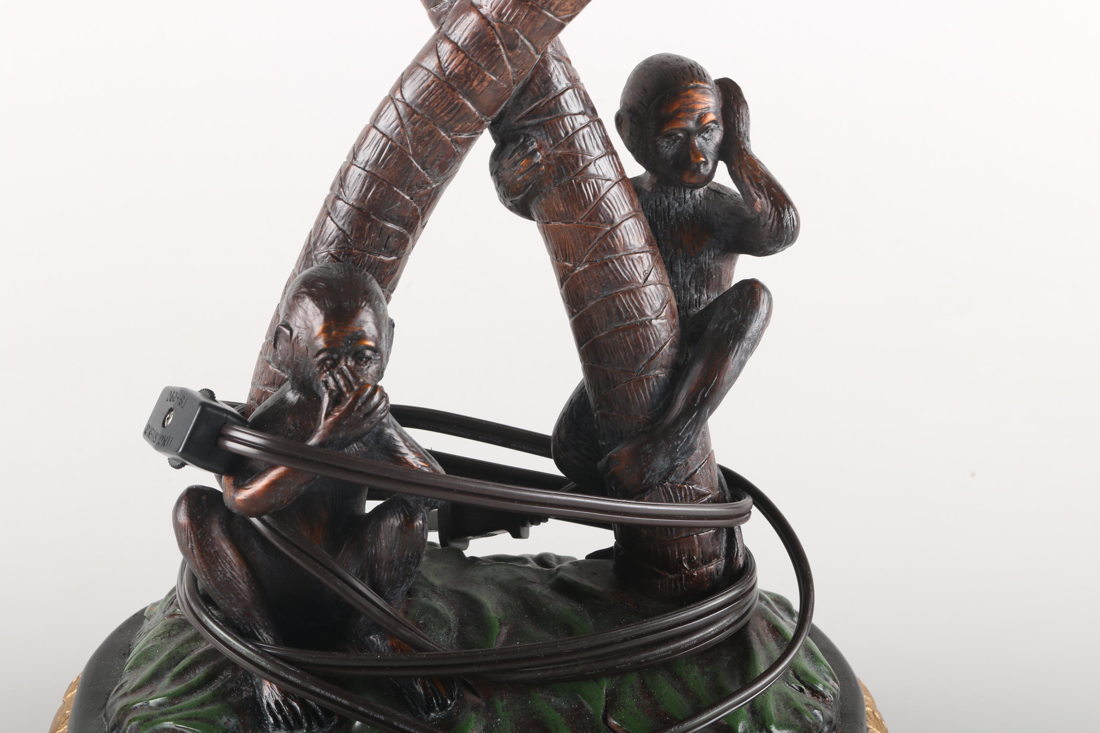 Three Wise Monkeys Lamp