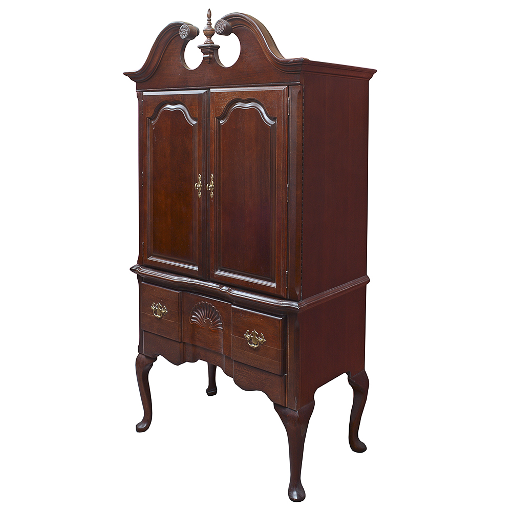 Queen Anne Style Cherry Armoire