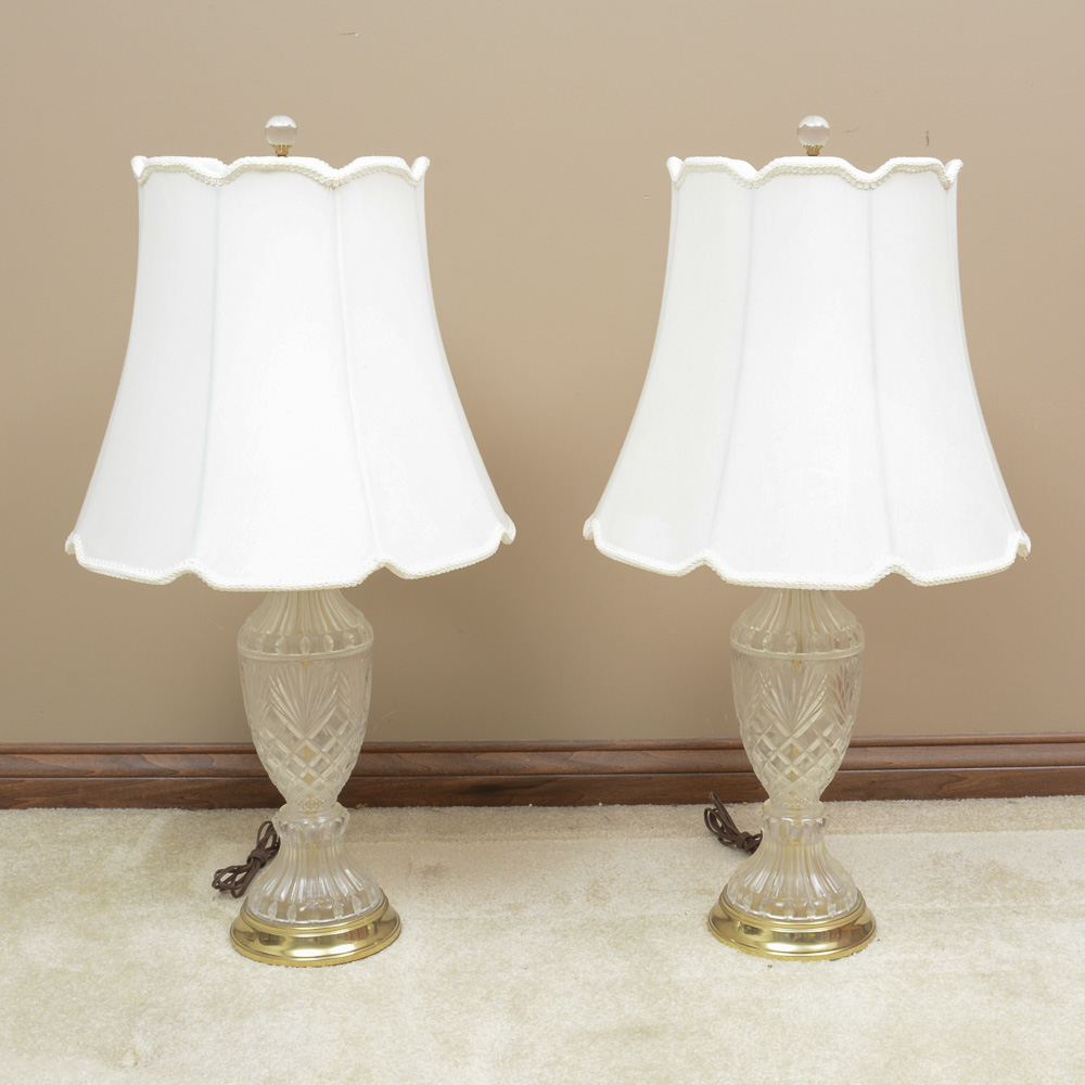 Cut Glass Table Lamps