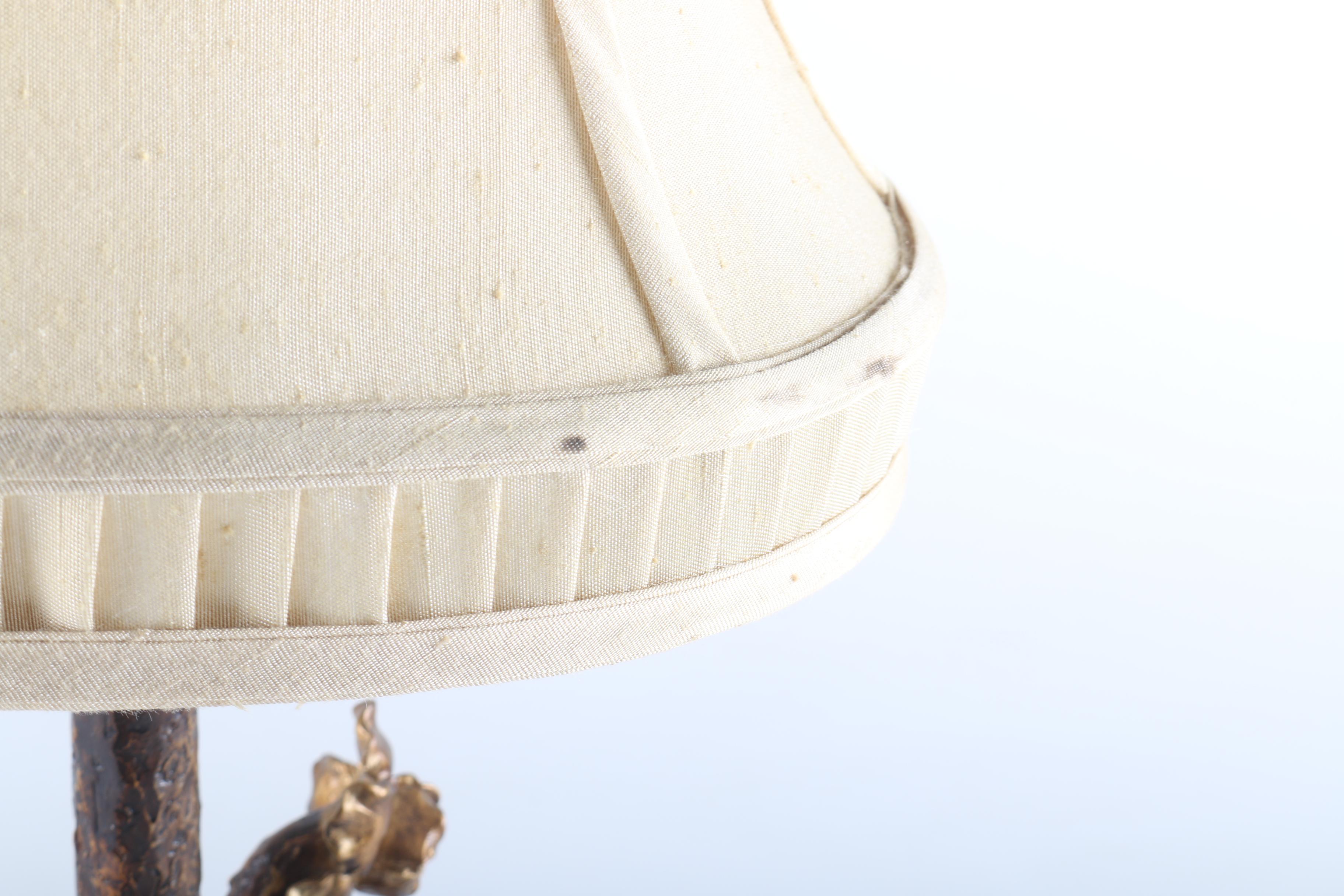 Apple Blossom  and Humming Bird Tree Lamp