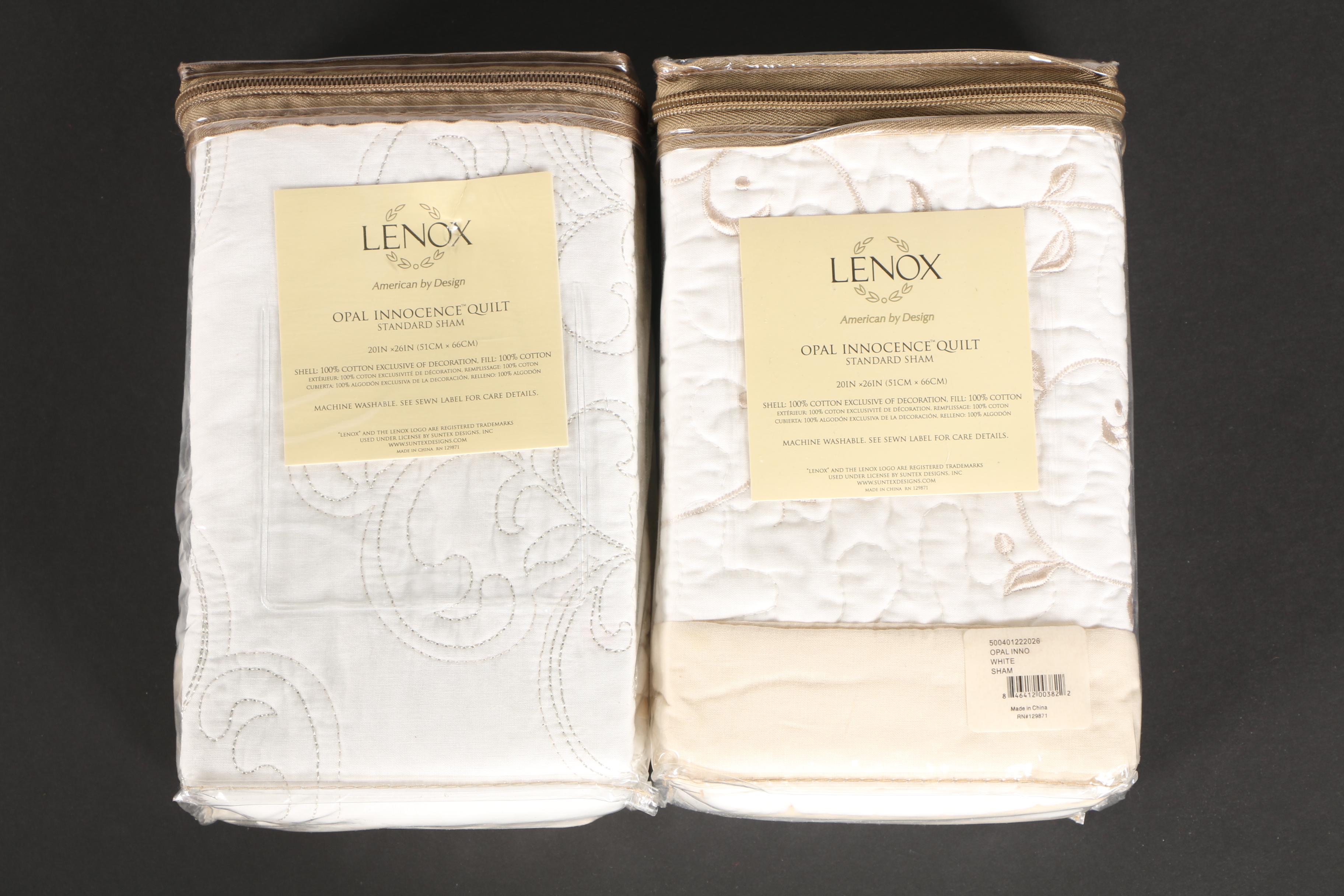 Lenox "Opal Innocence" Quilted Bed Set