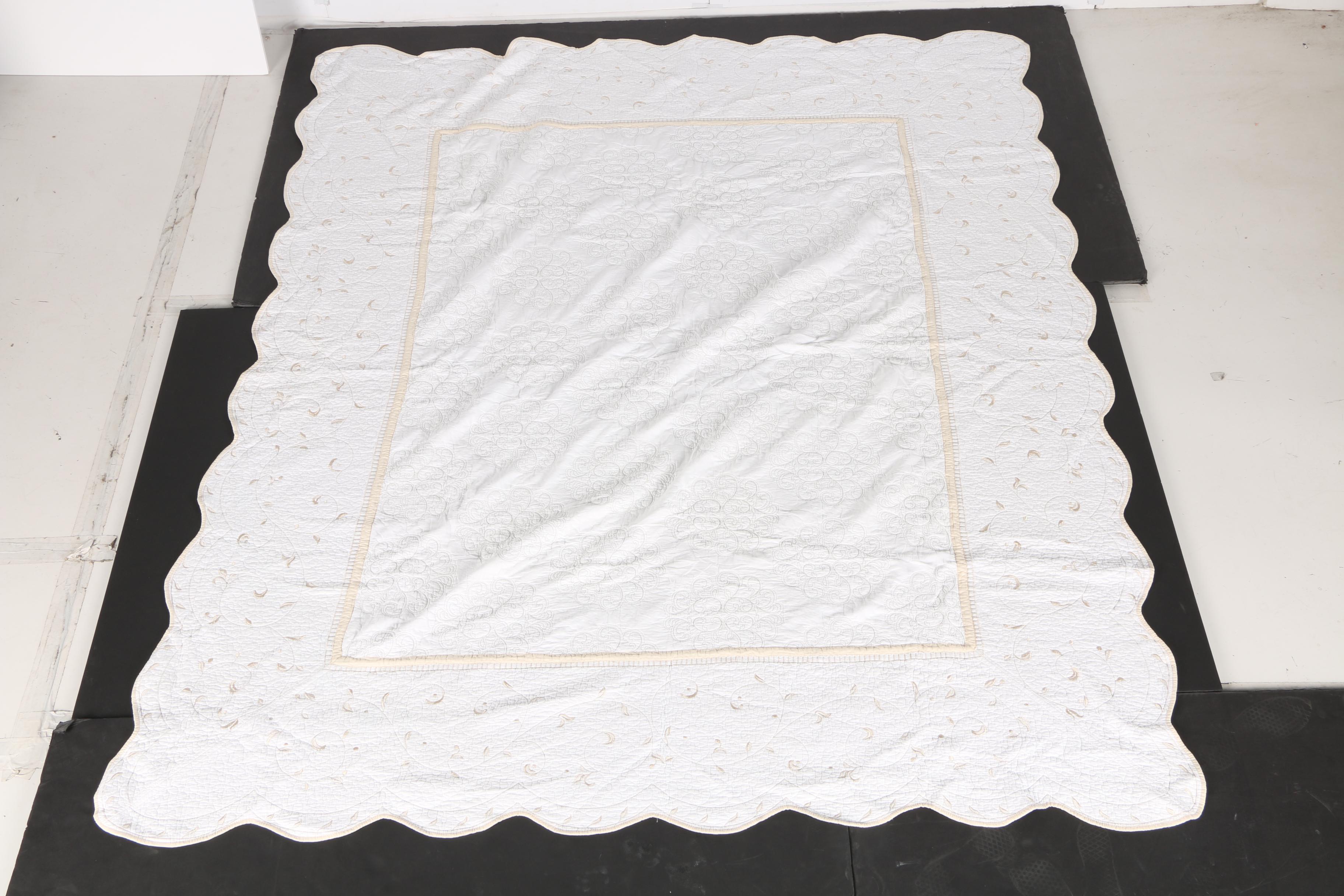 Lenox "Opal Innocence" Quilted Bed Set