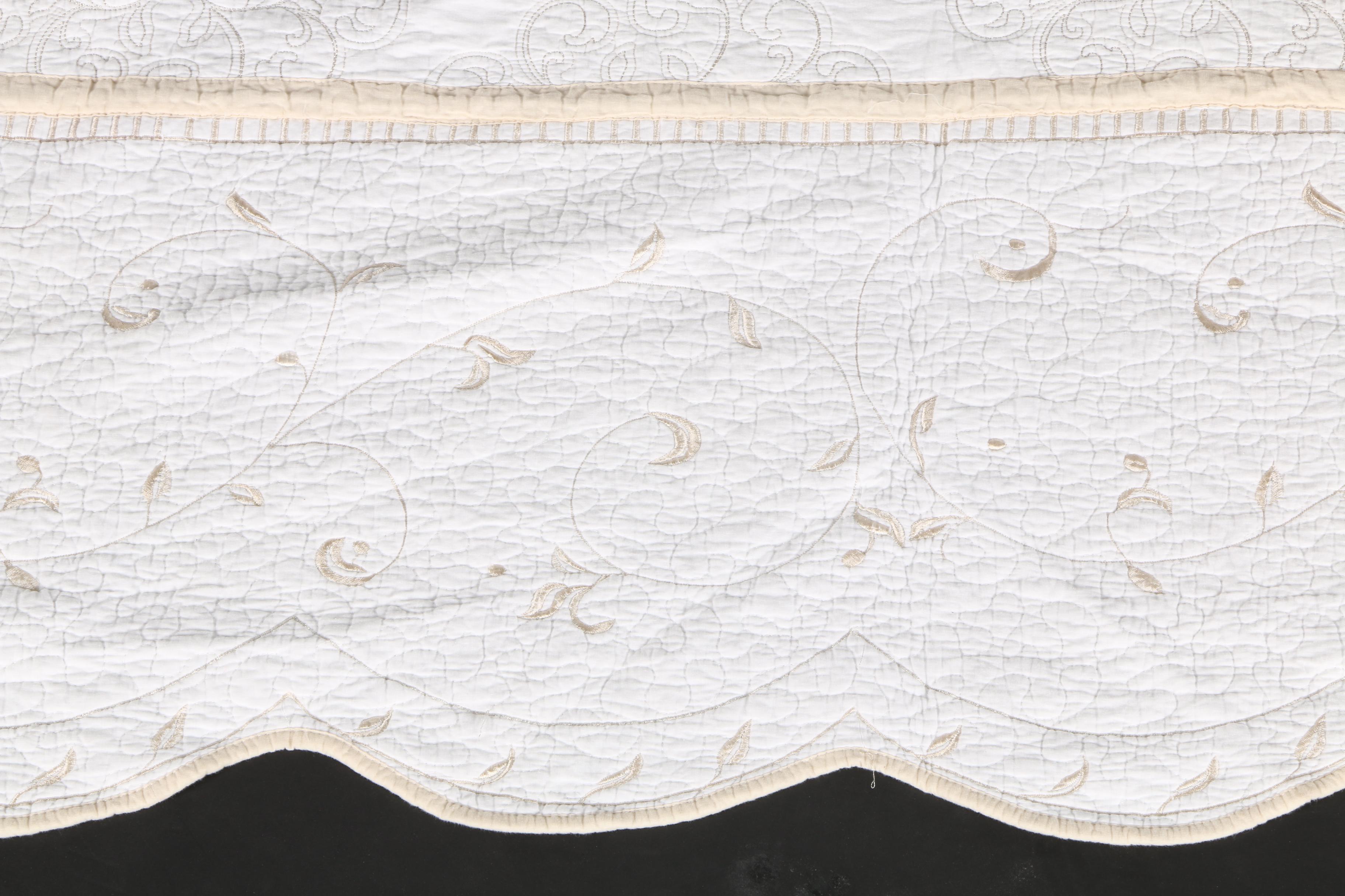 Lenox "Opal Innocence" Quilted Bed Set